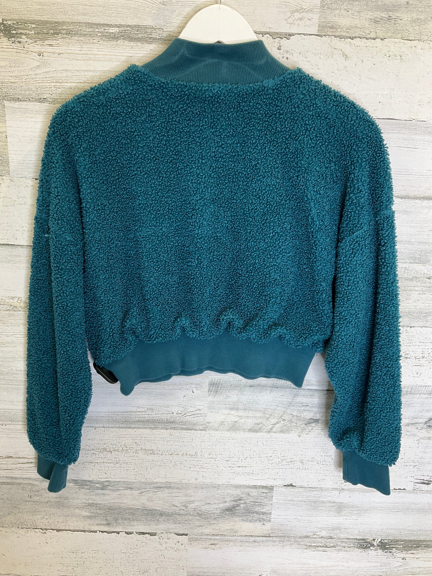 Teal Athletic Sweatshirt Crewneck Fabletics, Size Xxs