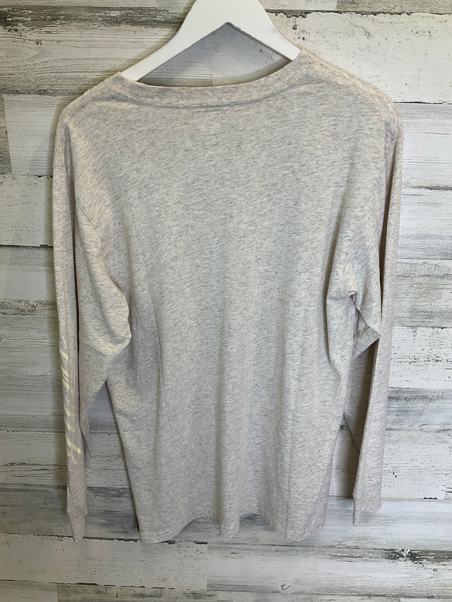 Cream Athletic Top Long Sleeve Crewneck Pink, Size Xs