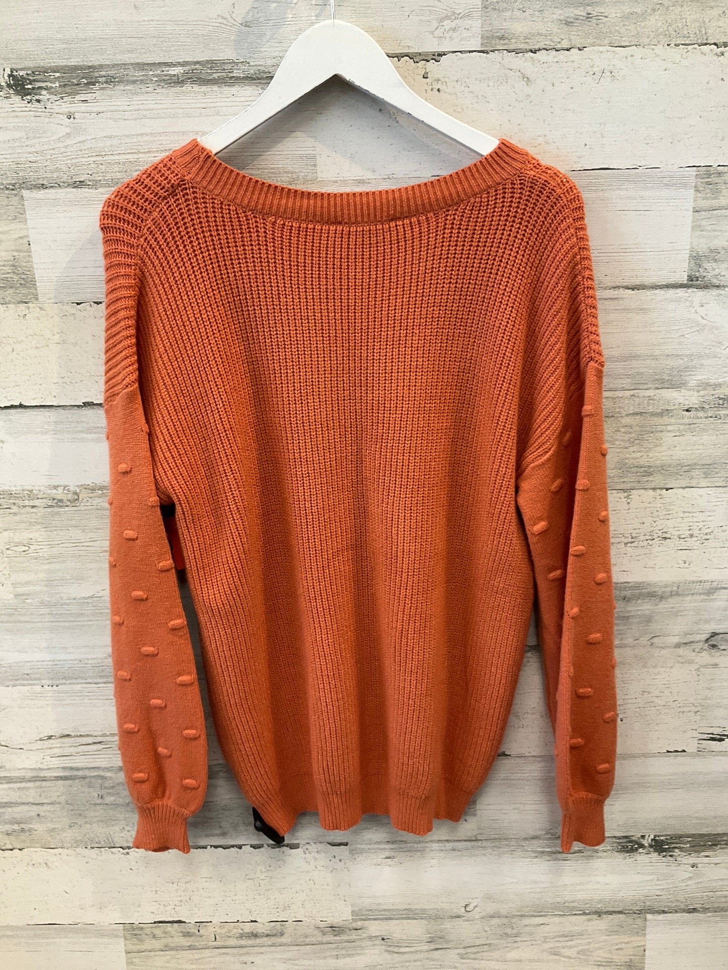 Sweater By Andree By Unit In Orange, Size: L