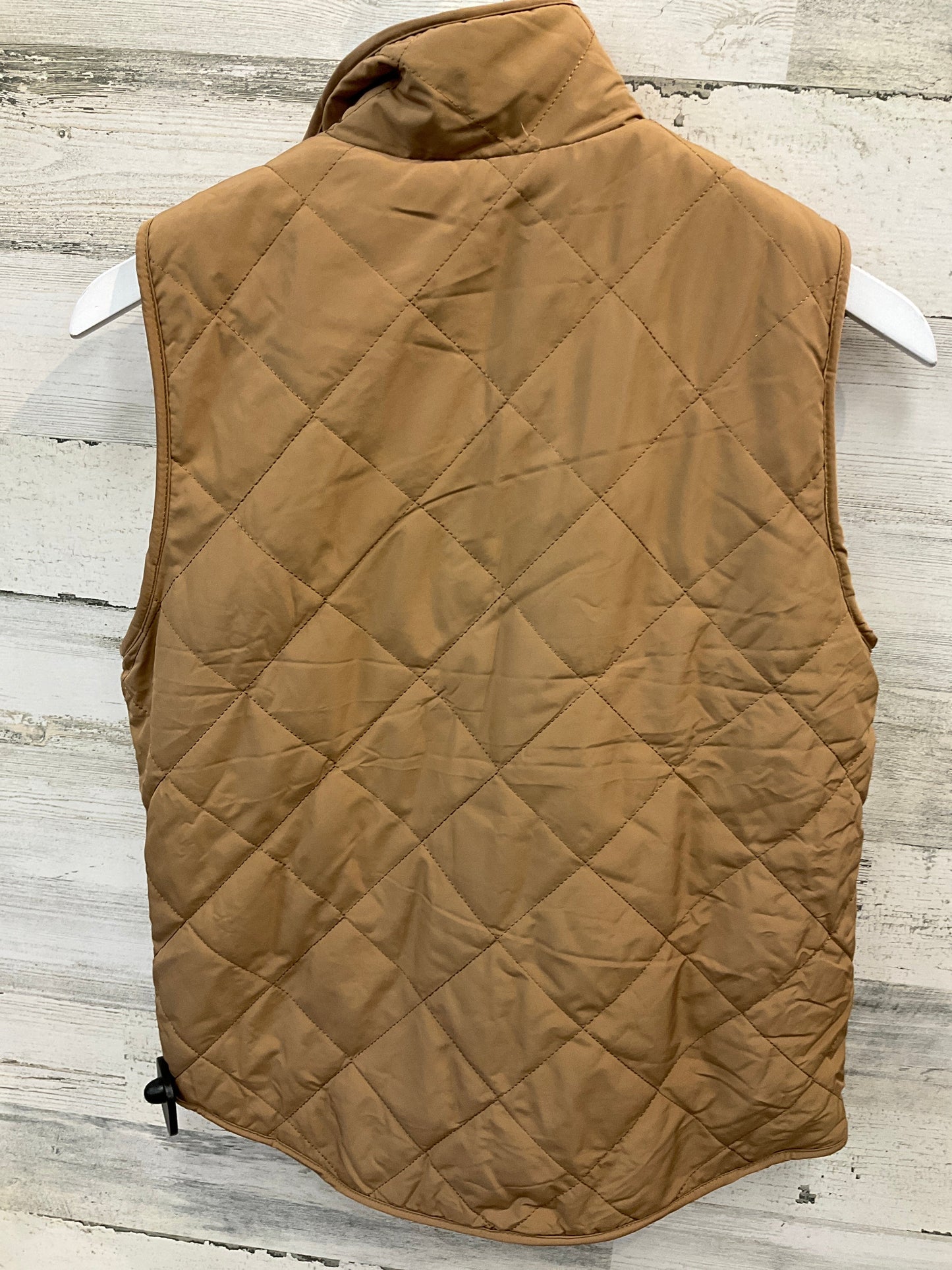 Vest Puffer & Quilted By Love Tree In Tan, Size: S