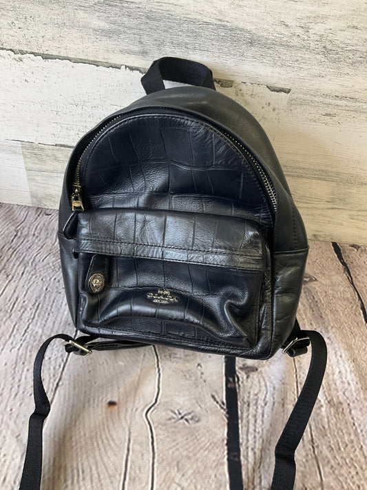 Handbag Leather Coach, Size Small