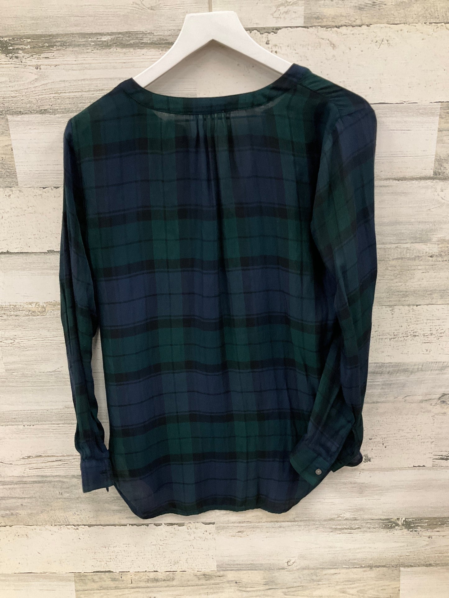 Top Long Sleeve By Loft In Green, Size: Xs