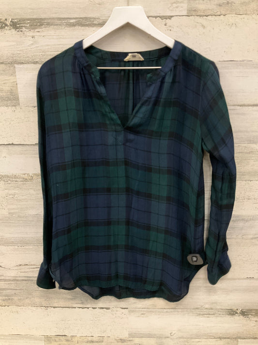 Top Long Sleeve By Loft In Green, Size: Xs