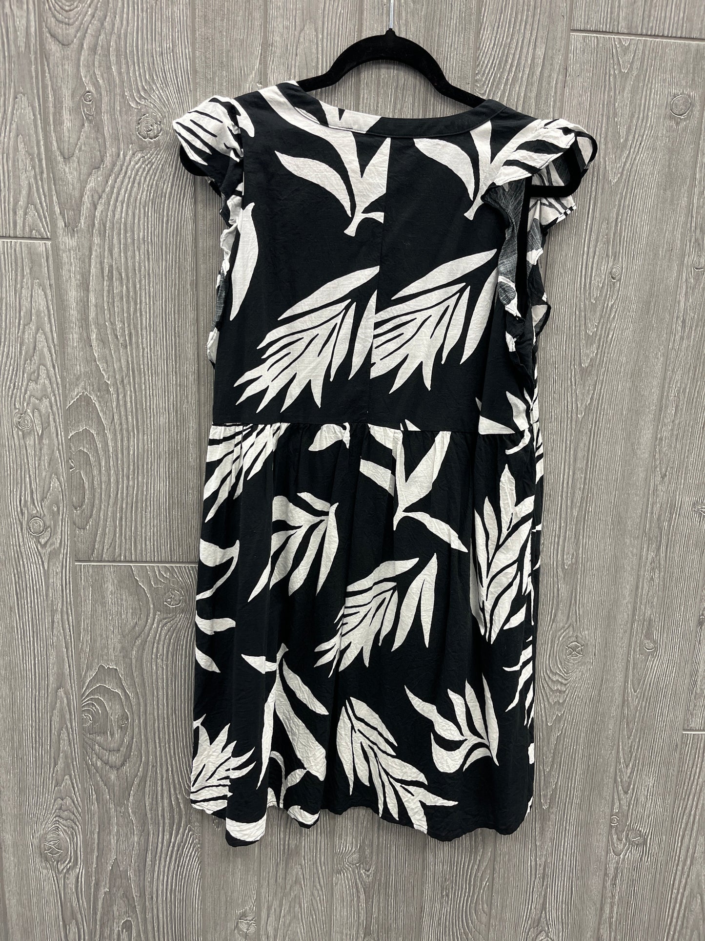 Dress Casual Midi By Loft In Black, Size: M