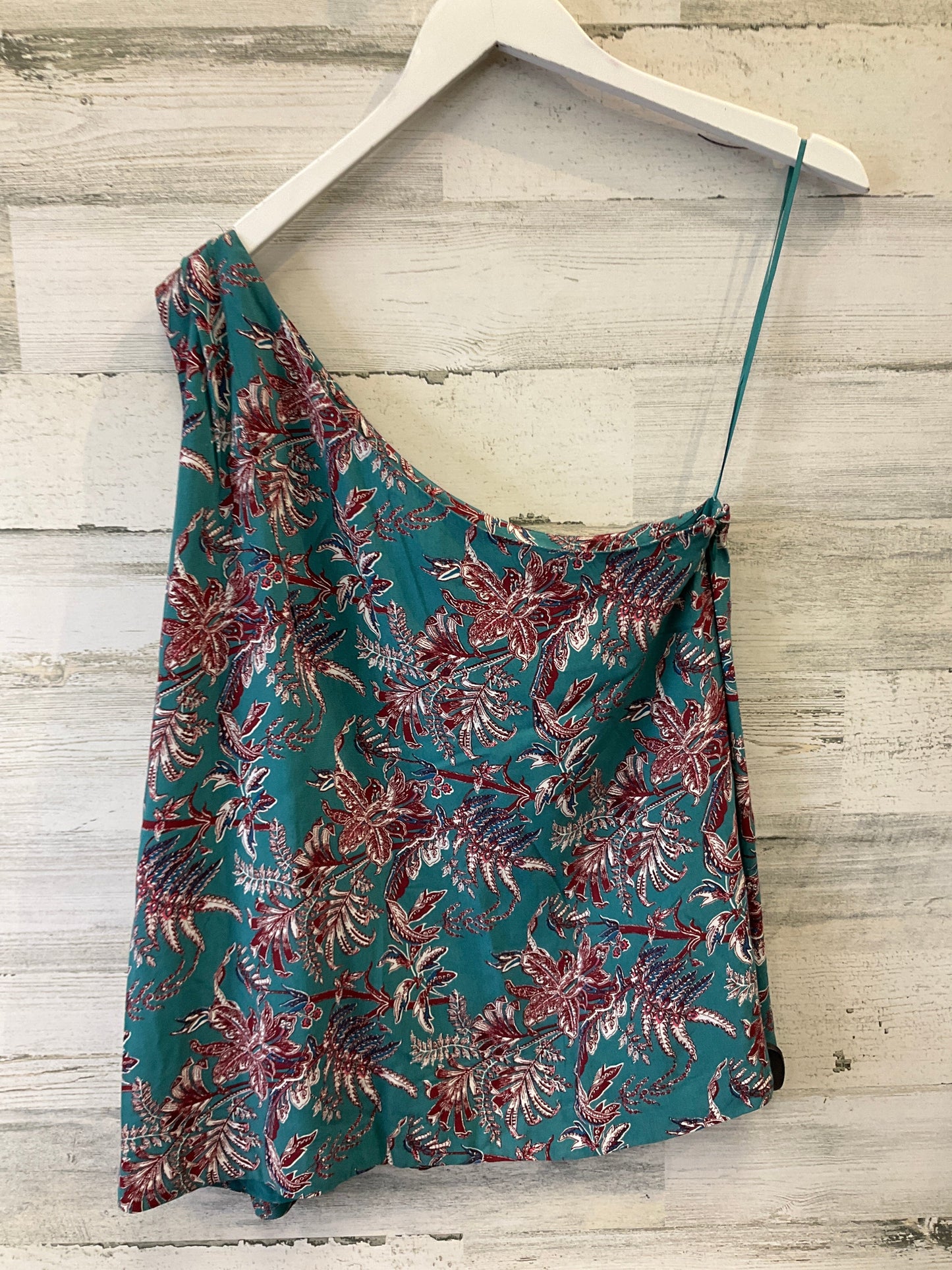 Green Top Sleeveless Loft, Size S