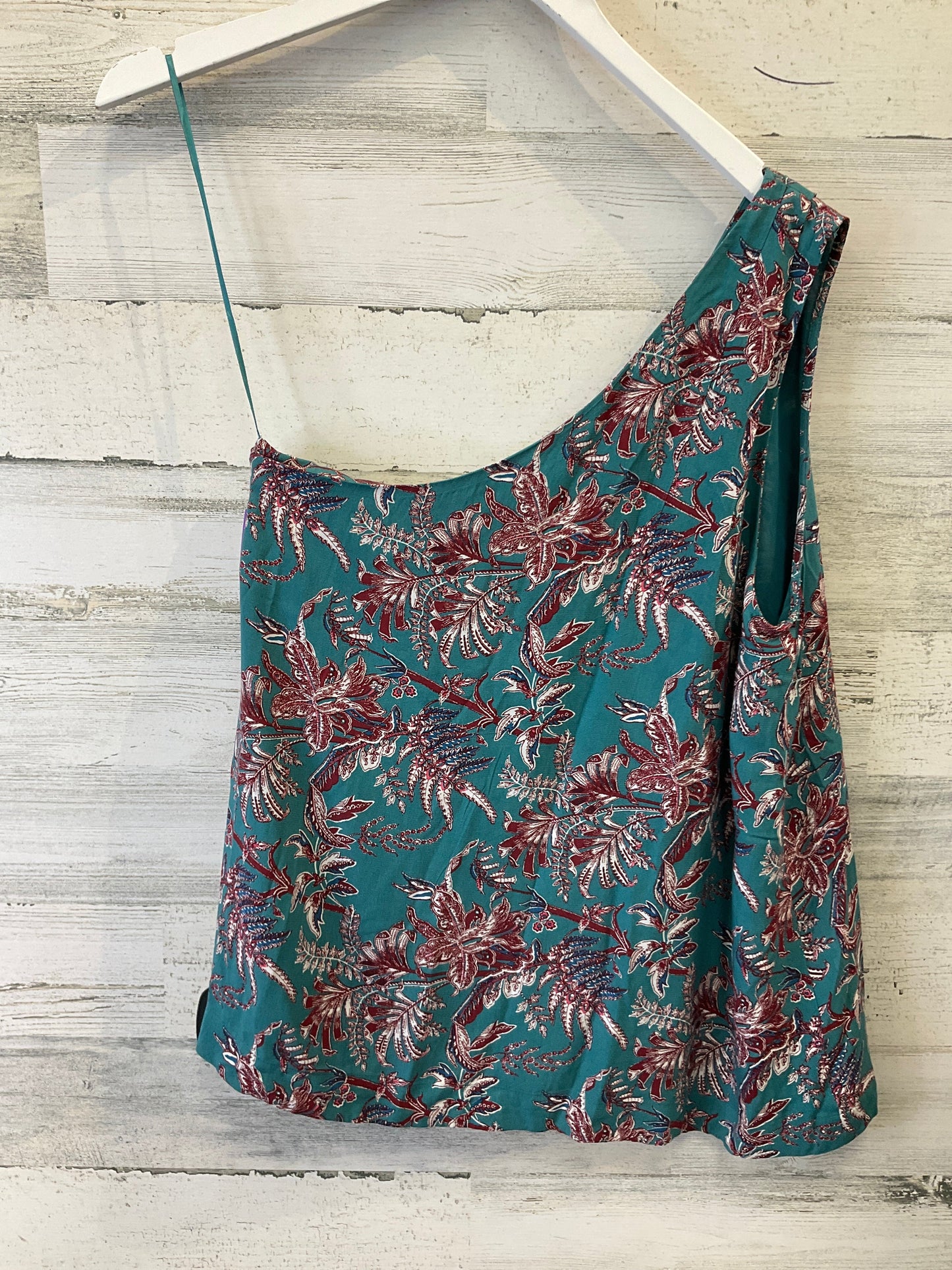 Green Top Sleeveless Loft, Size S