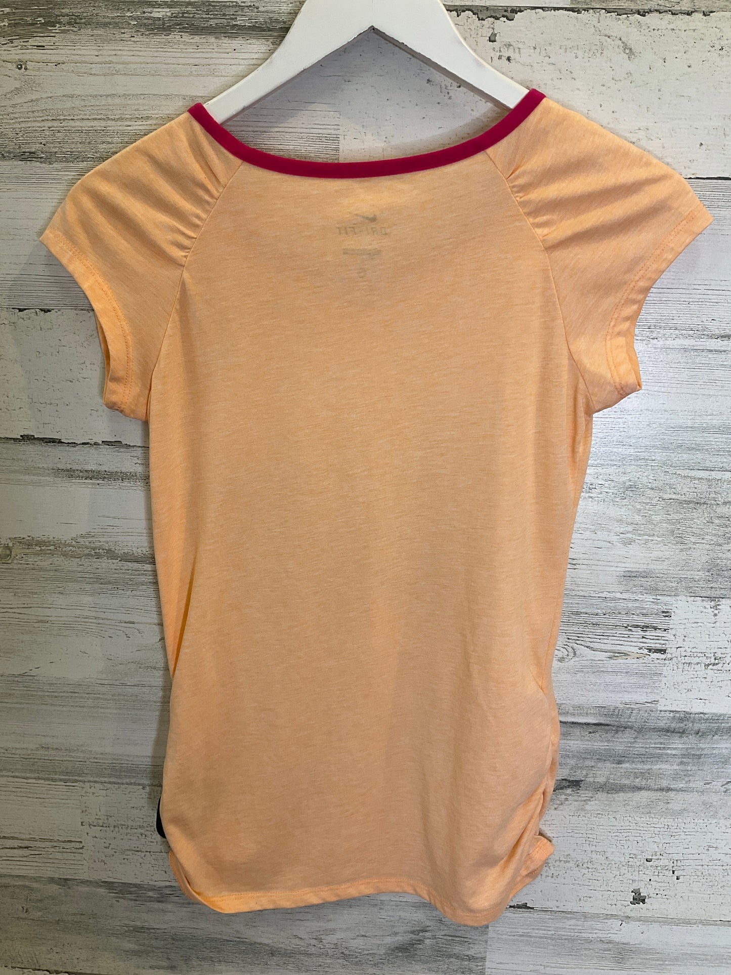 Orange Athletic Top Short Sleeve Nike, Size L