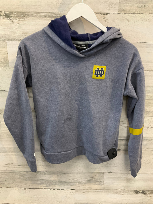 Athletic Sweatshirt Hoodie By Under Armour In Grey, Size: Xs