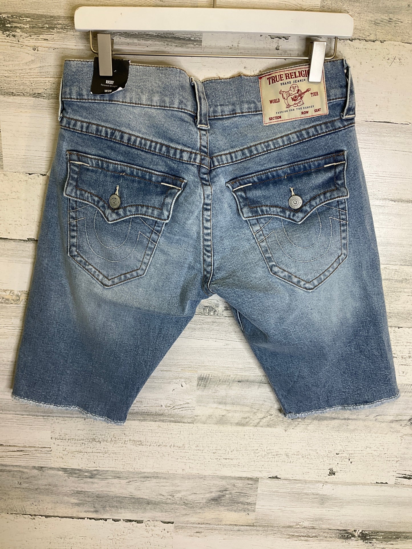 Shorts By True Religion In Blue Denim, Size: 6