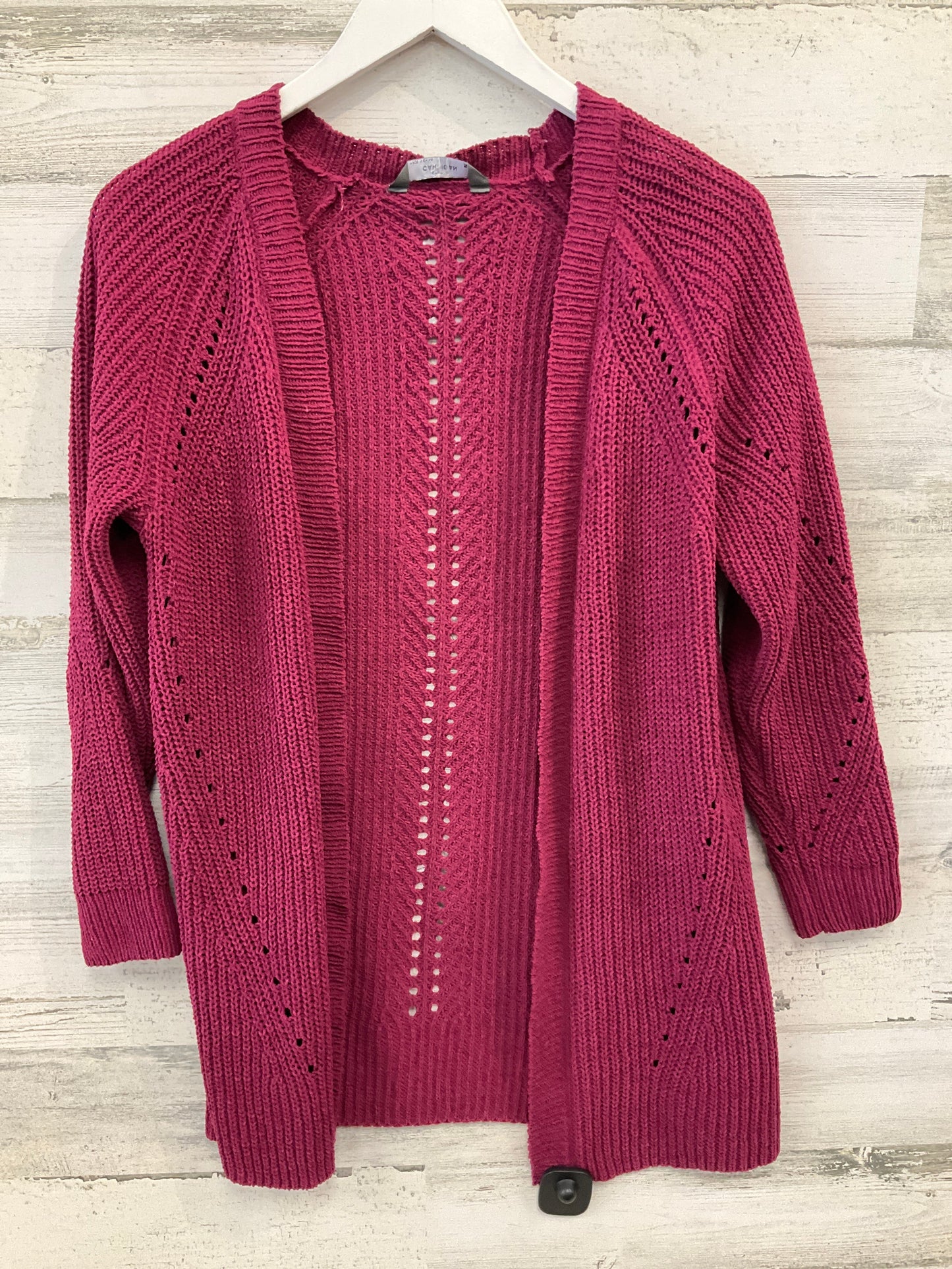 Cardigan By Clothes Mentor In Purple, Size: S