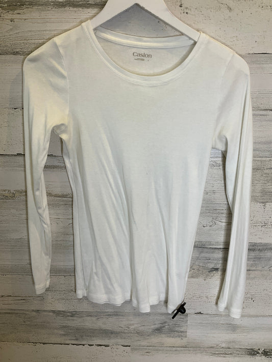 White Top Long Sleeve Caslon, Size S
