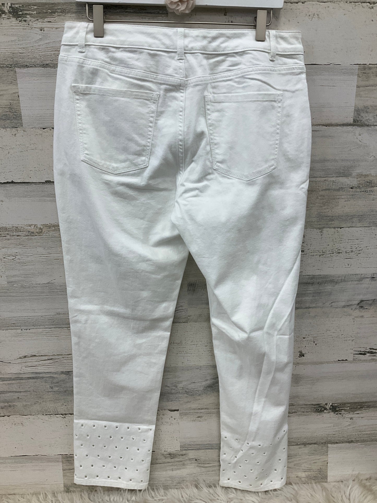 Jeans Boot Cut By Coldwater Creek In White, Size: 12