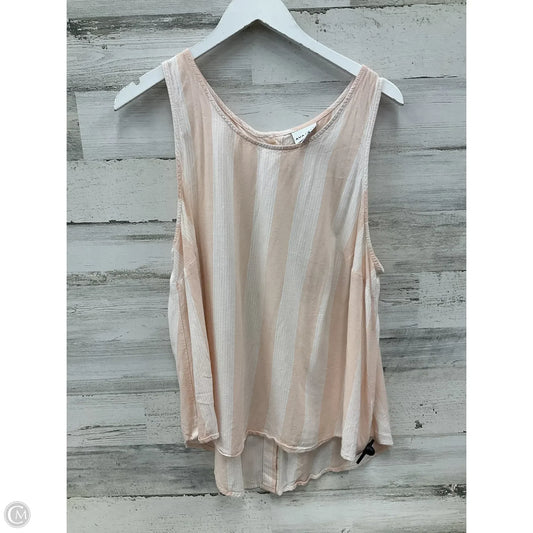 Top Sleeveless By Ava & Viv In Pink, Size: 1x