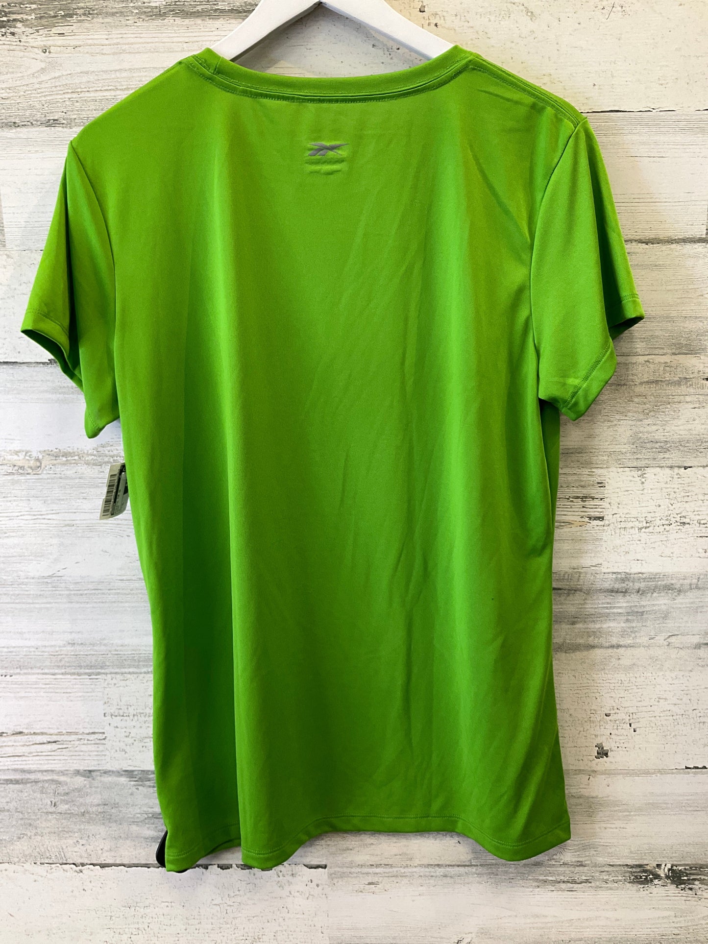 Green Athletic Top Short Sleeve Reebok, Size Xl