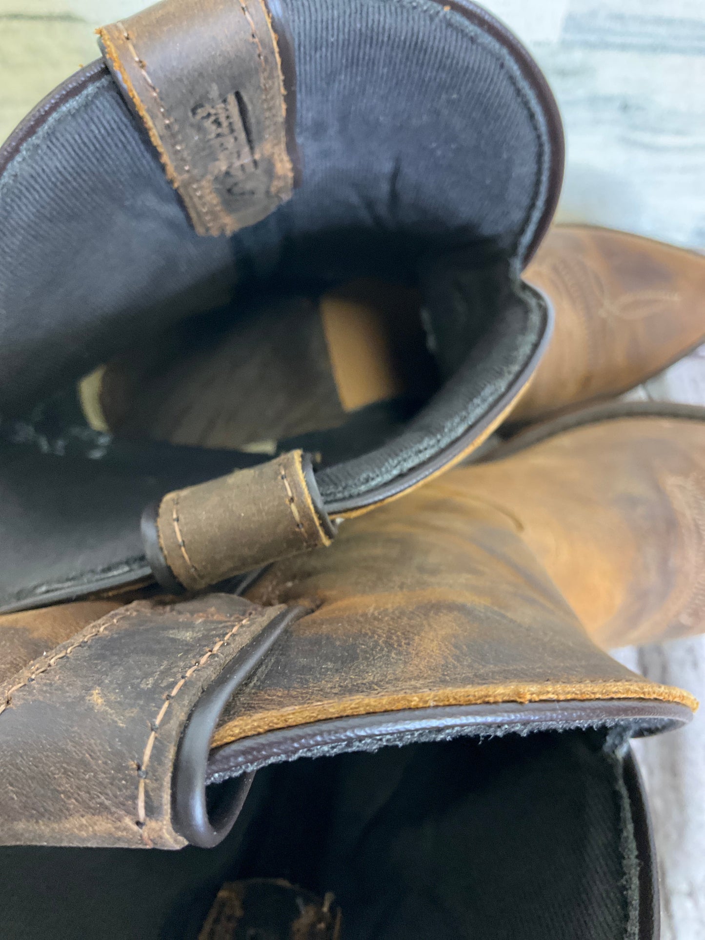 Brown Boots Leather Clothes Mentor, Size 7