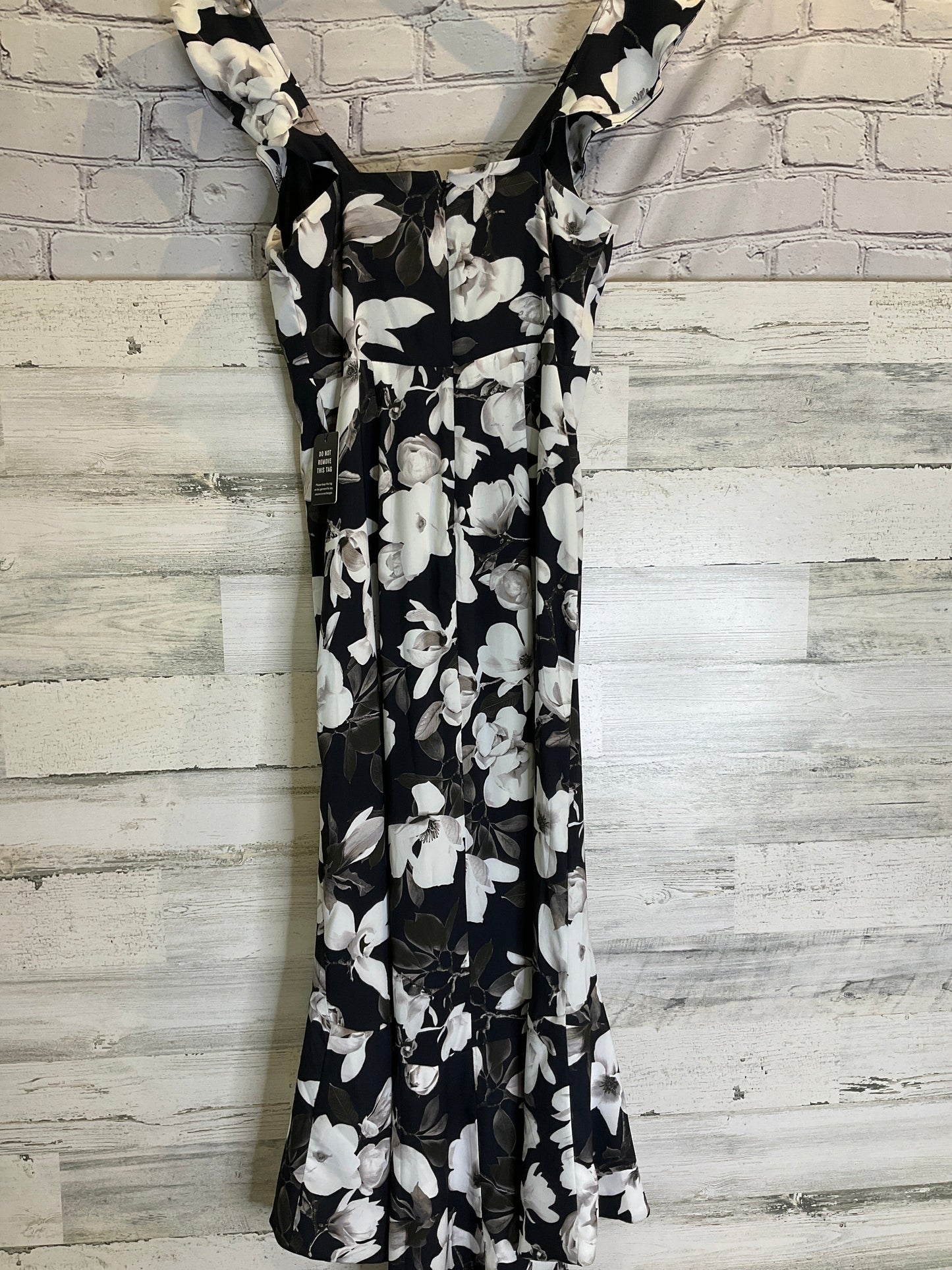 Black & White Dress Casual Maxi Express, Size S