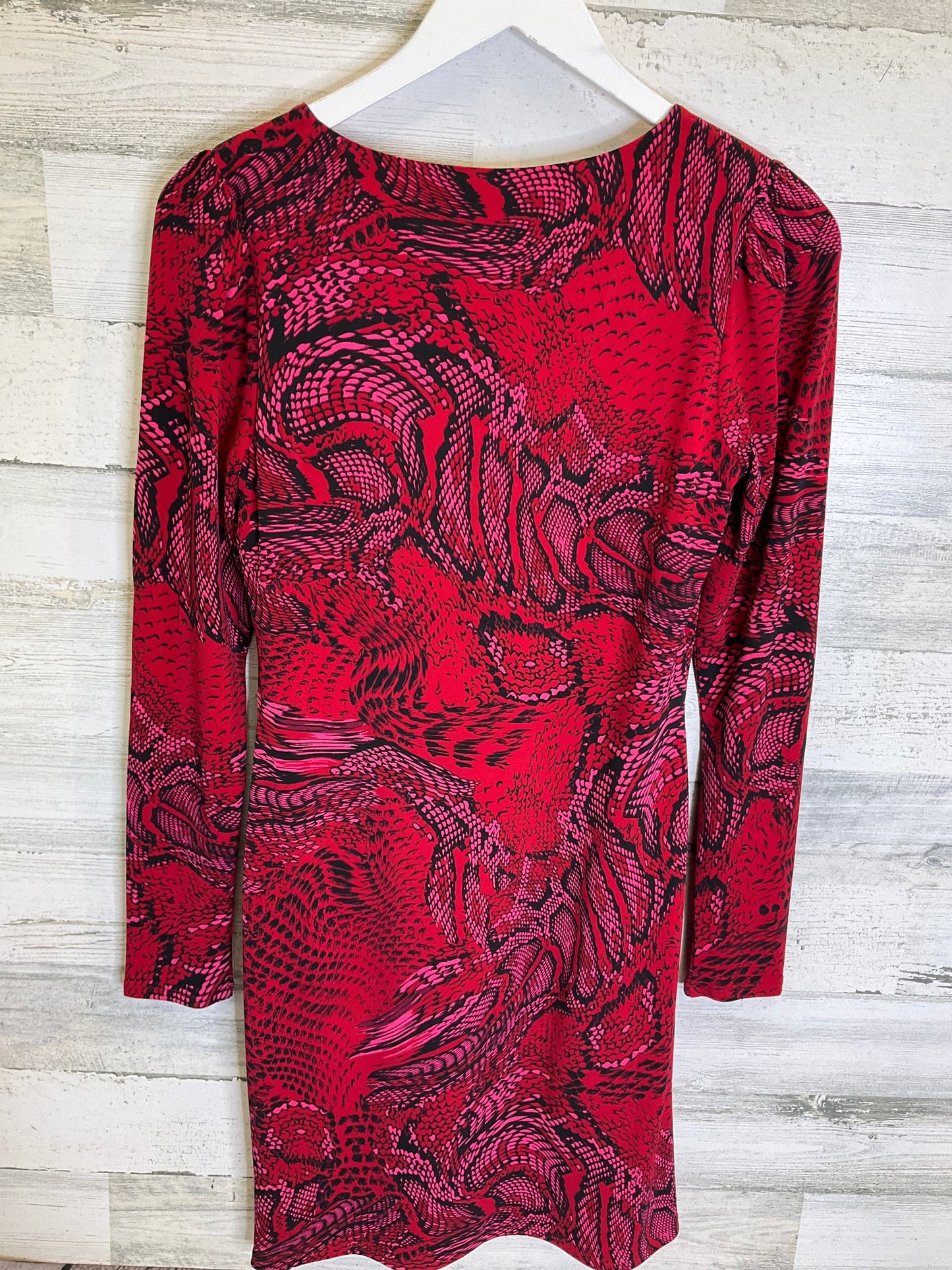 Red Dress Casual Midi White House Black Market, Size Xs