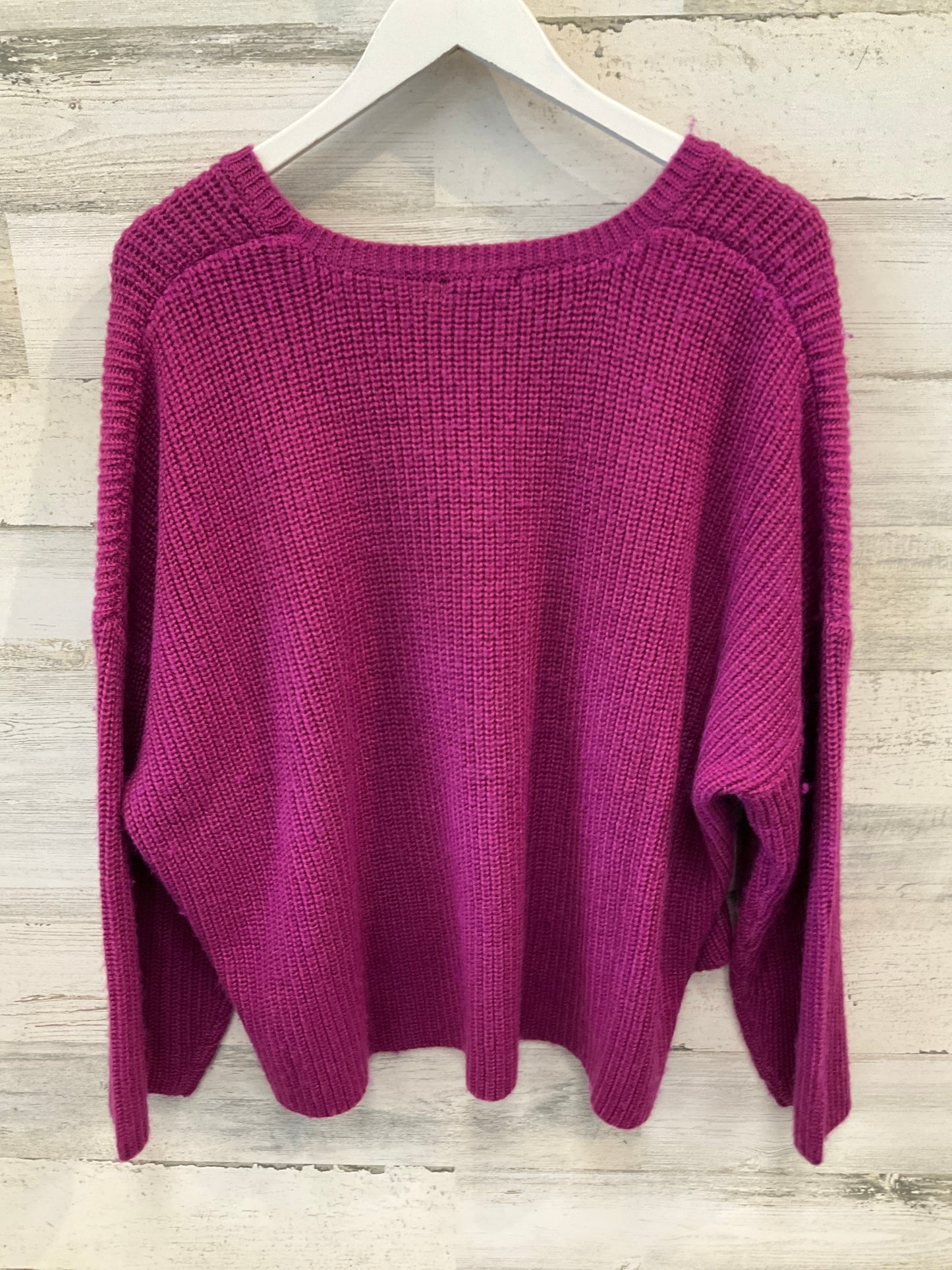 Sweater By Apt 9 In Purple, Size: M