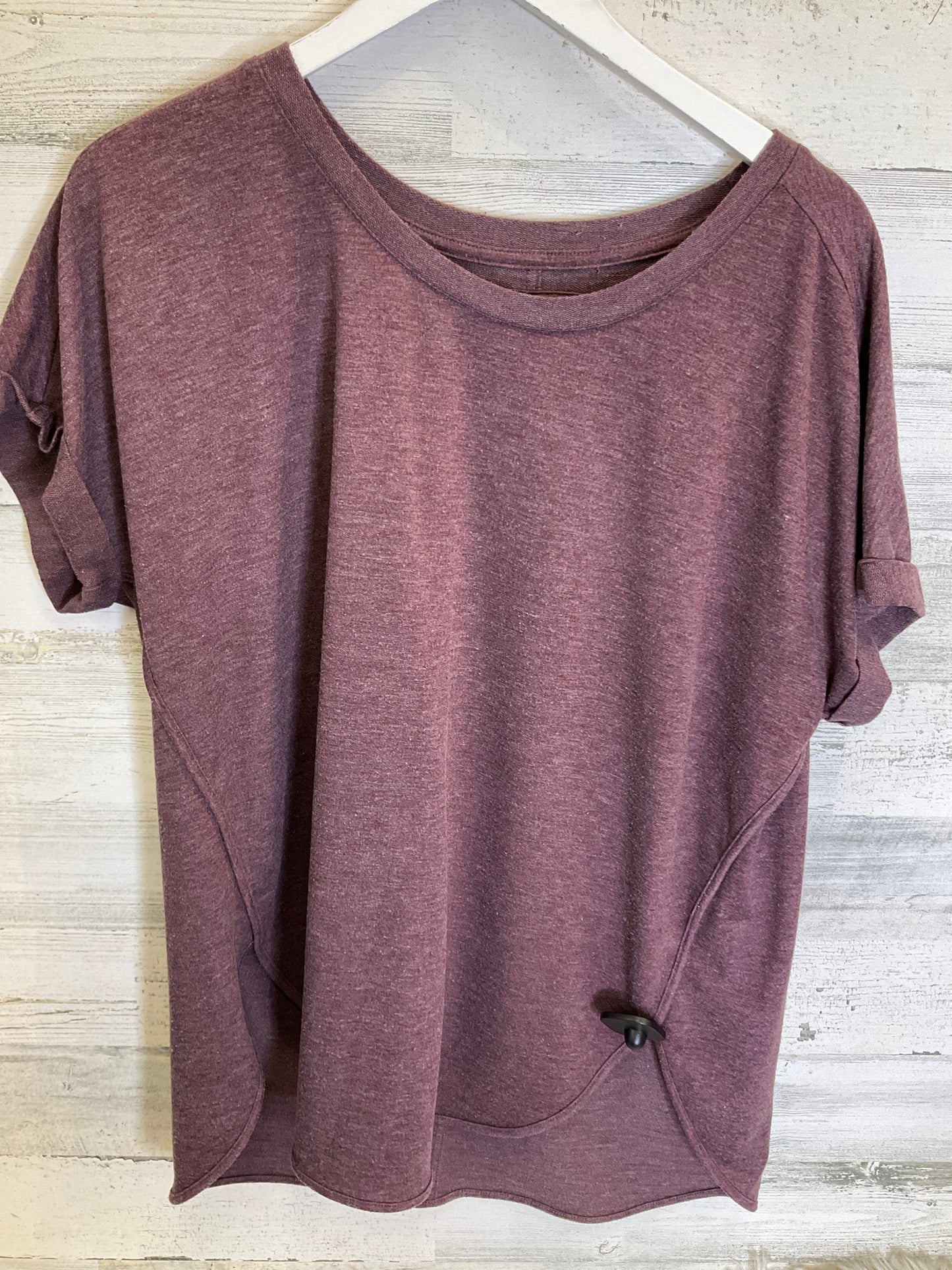 Top Short Sleeve By Sonoma In Purple, Size: Xl