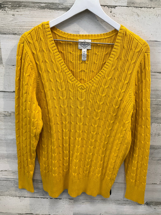 Sweater By St Johns Bay In Yellow, Size: 1x