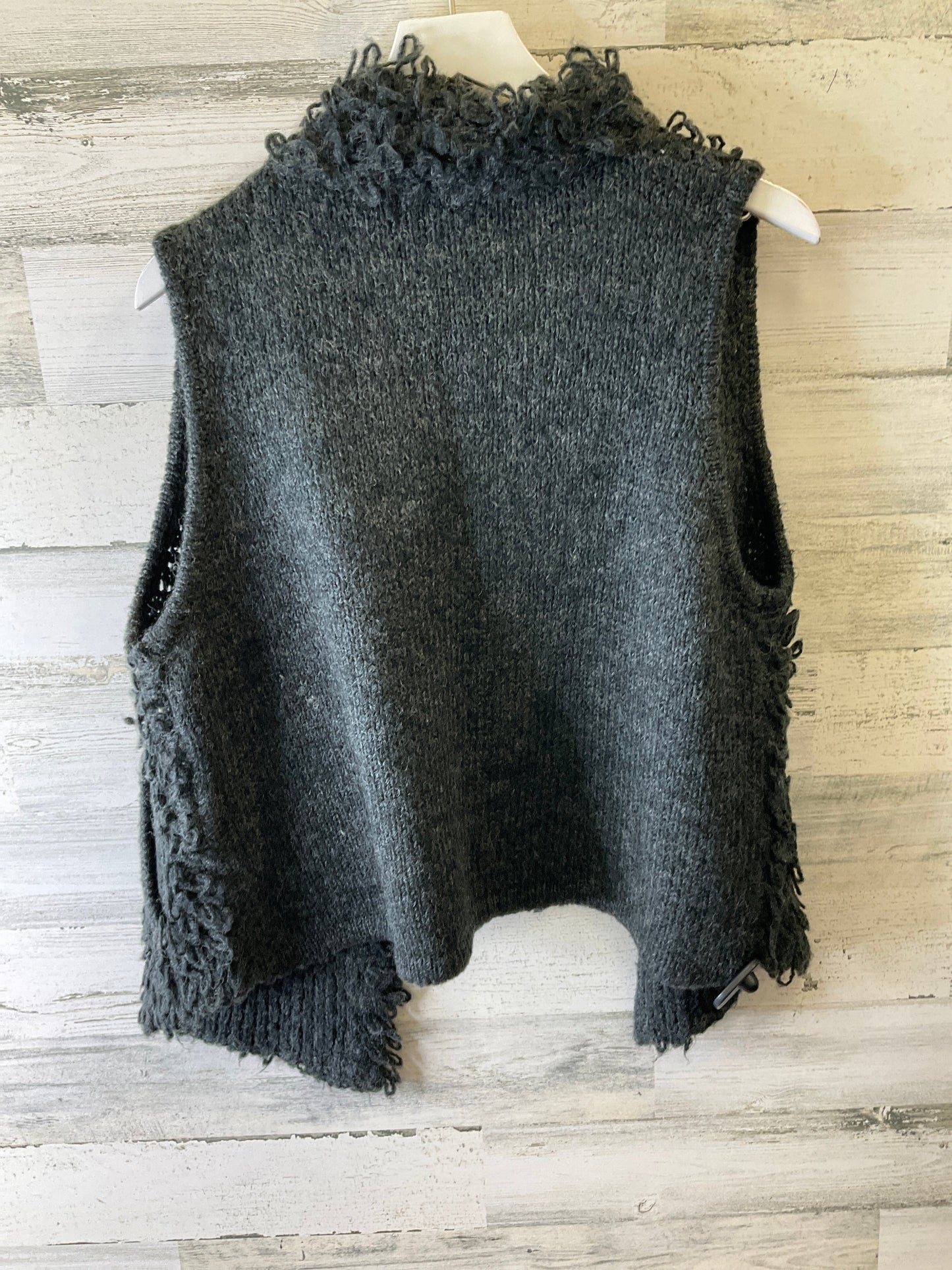 Vest Sweater By Mossimo In Black, Size: L