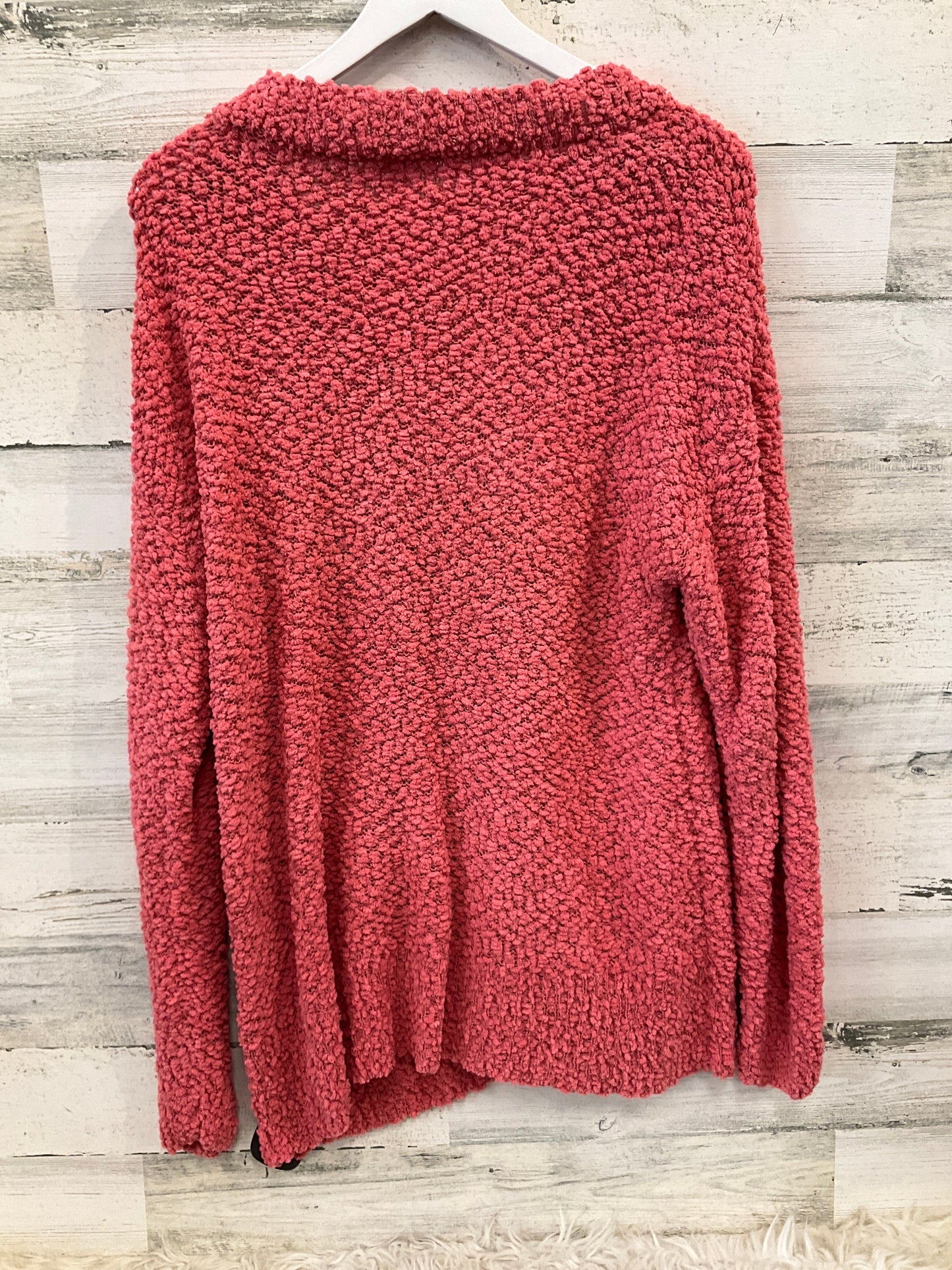 Sweater By Zenana Outfitters In Coral, Size: Xl