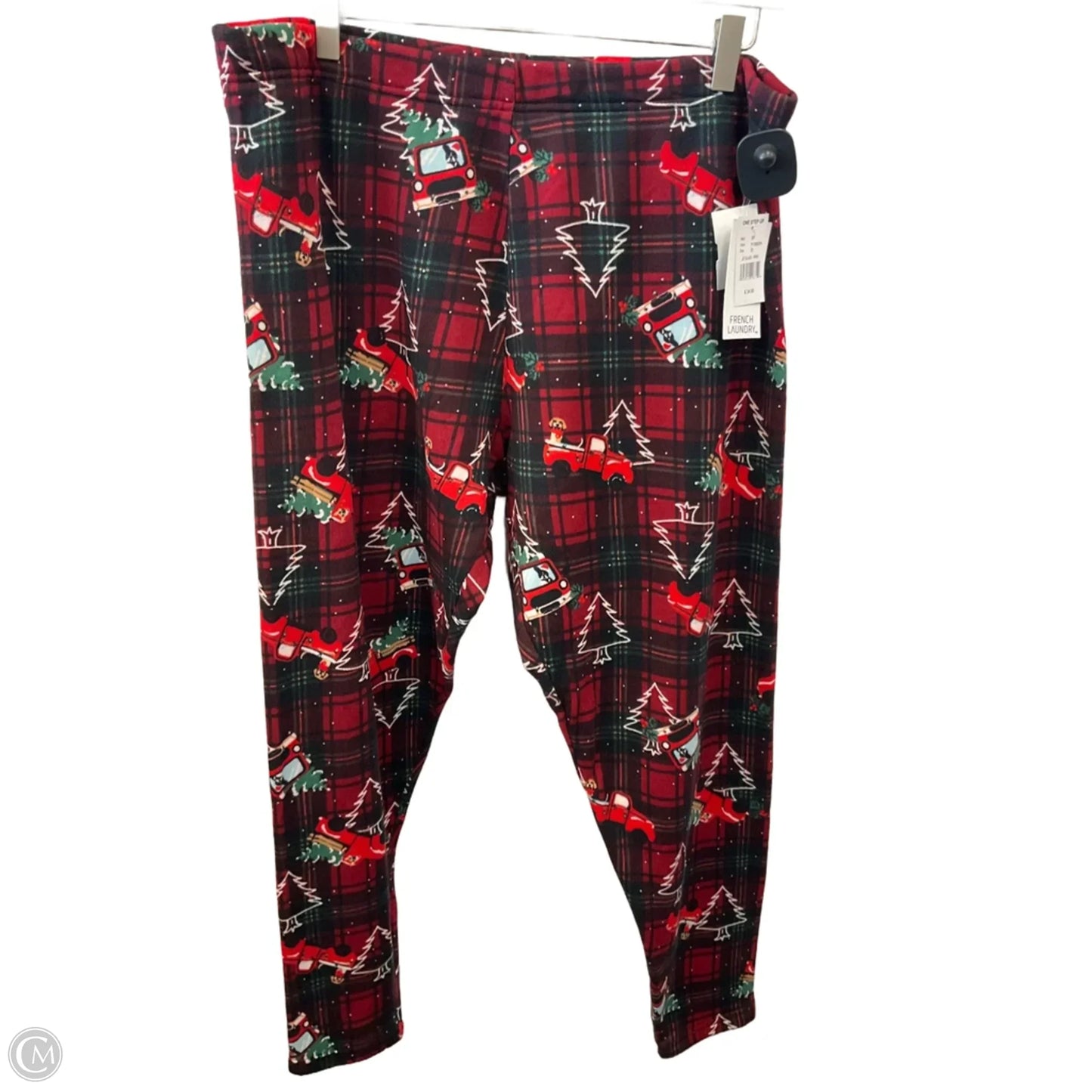 Pants Lounge By French Laundry In Black & Red, Size: 2x