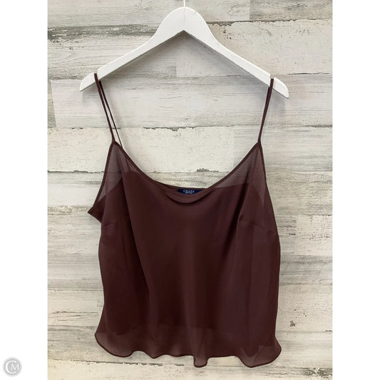 Top Sleeveless By Chaps In Purple, Size: 3x