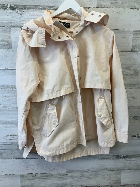 Jacket Windbreaker By J. Crew In Cream, Size: S