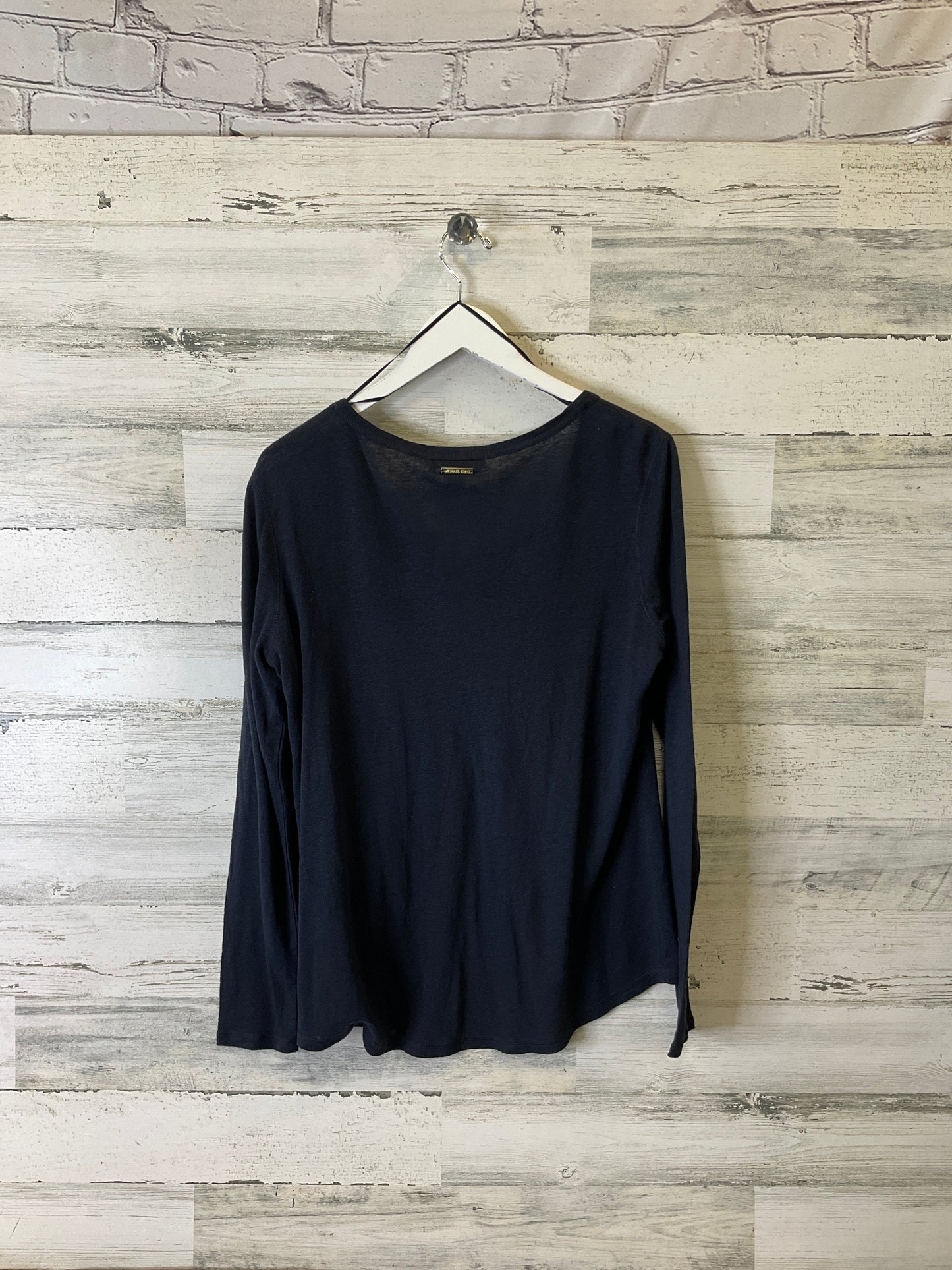 Top Long Sleeve By Michael Kors In Blue, Size: L