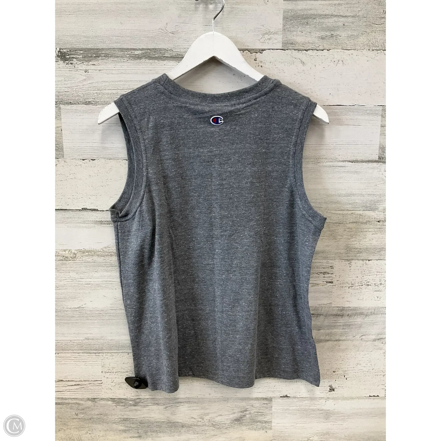 Top Sleeveless By Champion In Grey, Size: S