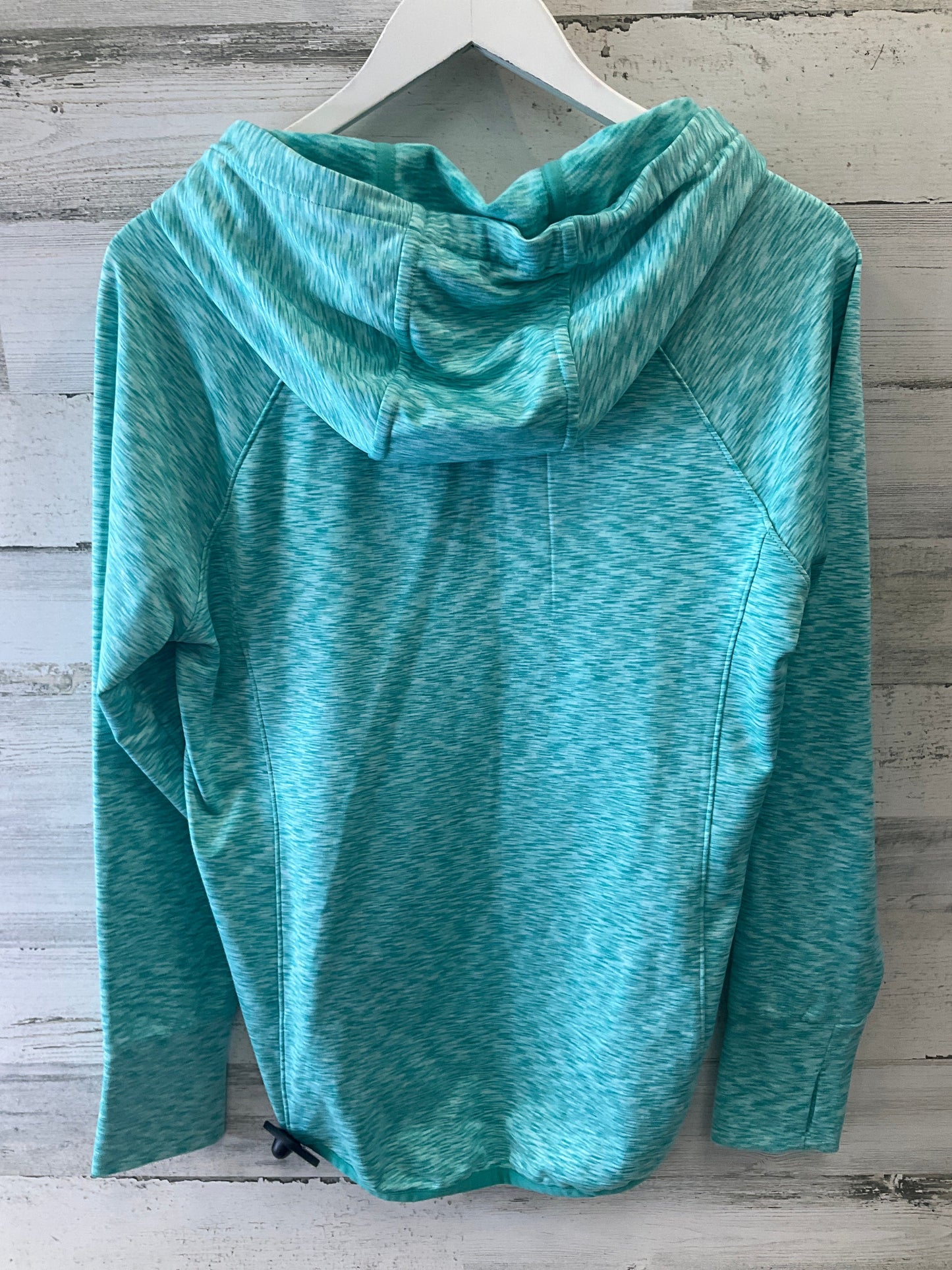 Athletic Sweatshirt Hoodie By 90 Degrees By Reflex In Aqua, Size: L