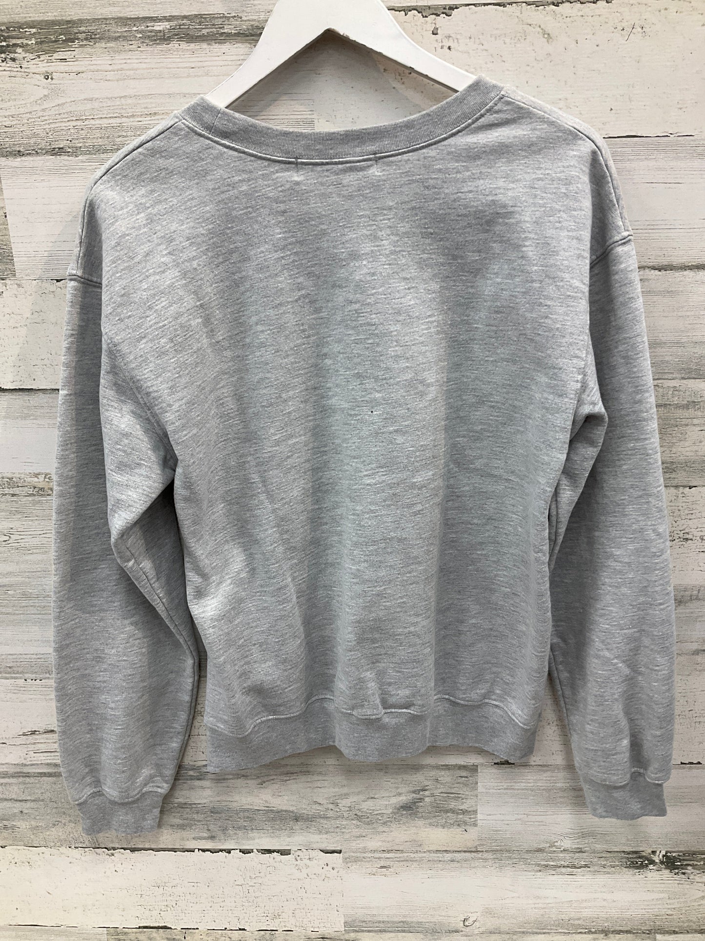 Sweatshirt Collar By Clothes Mentor In Grey, Size: S