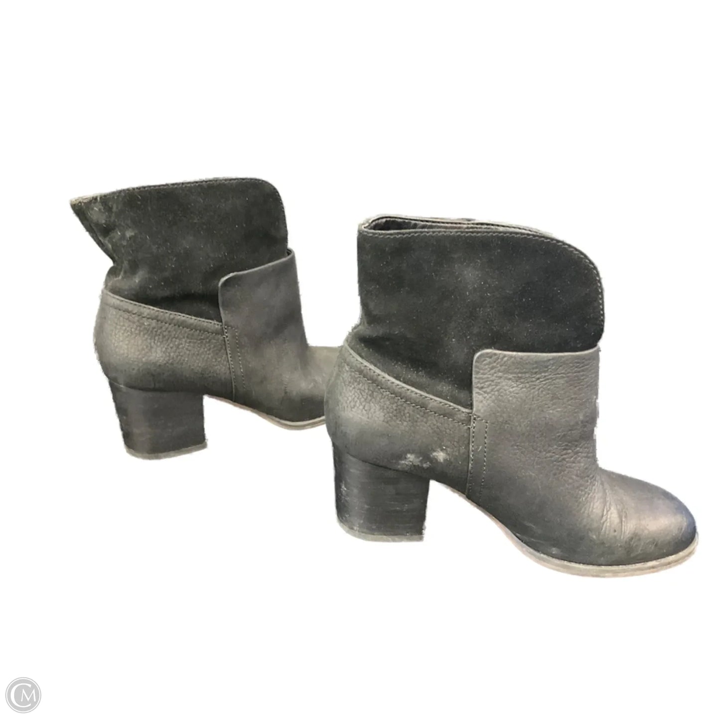 Boots Ankle Heels By Nine West In Black, Size: 6