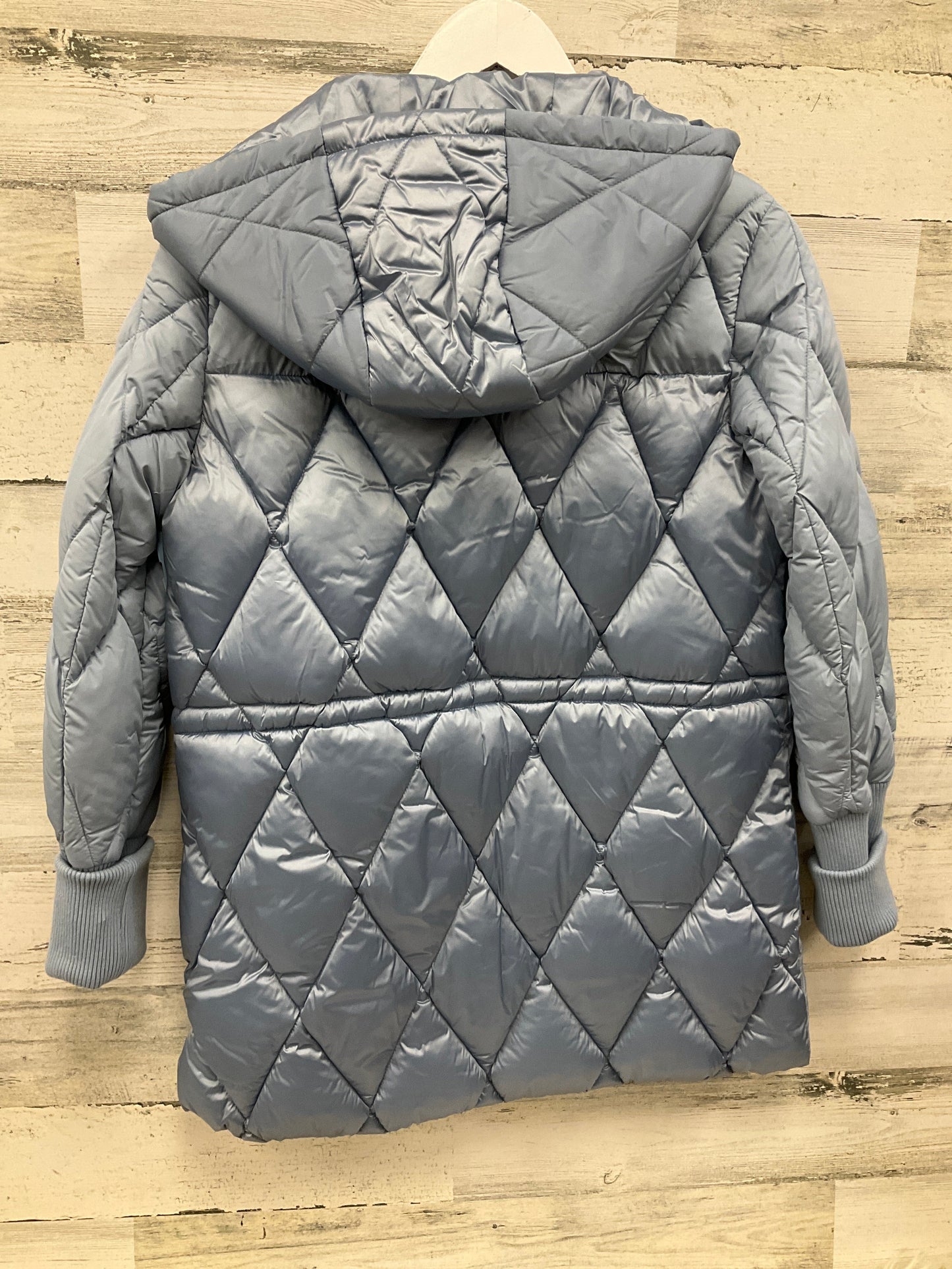 Jacket Puffer & Quilted By Bernardo In Blue, Size: M