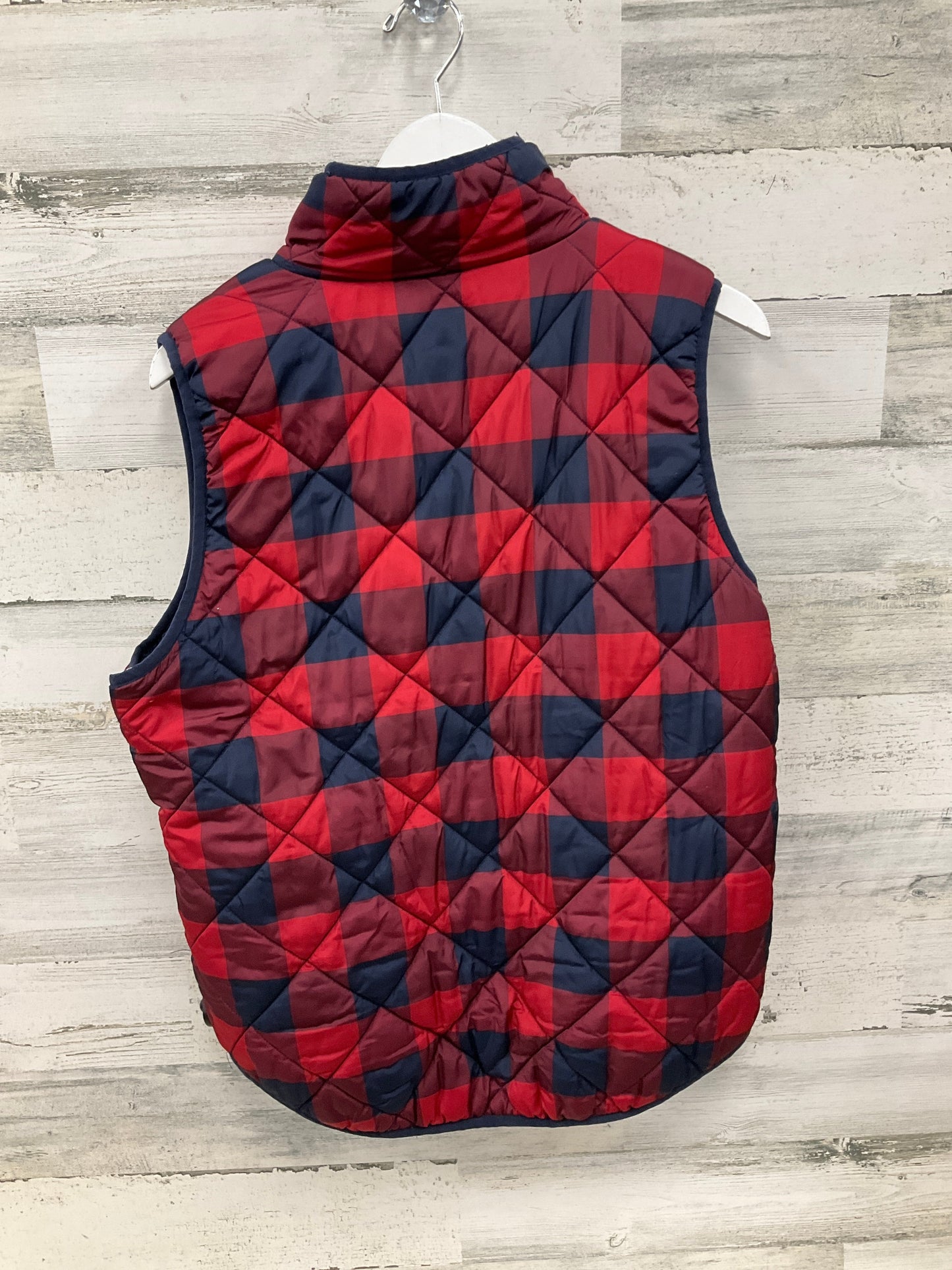 Vest Puffer & Quilted By Workshop In Red, Size: L