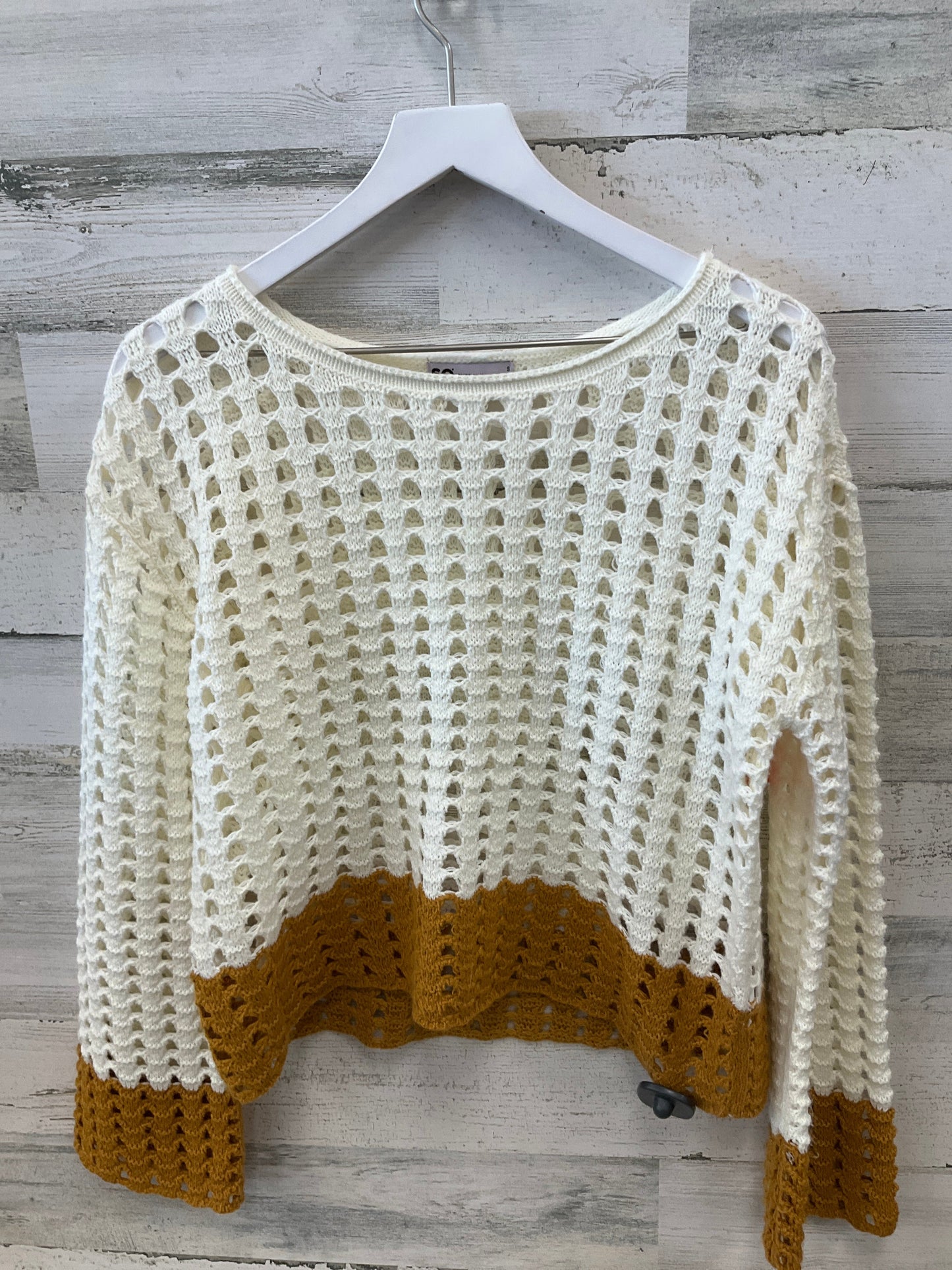 Sweater By So In Ivory, Size: S