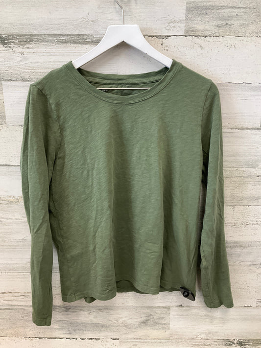 Top Long Sleeve By J. Crew In Green, Size: L