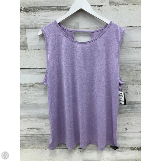 Athletic Tank Top By Ideology In Purple, Size: 2x