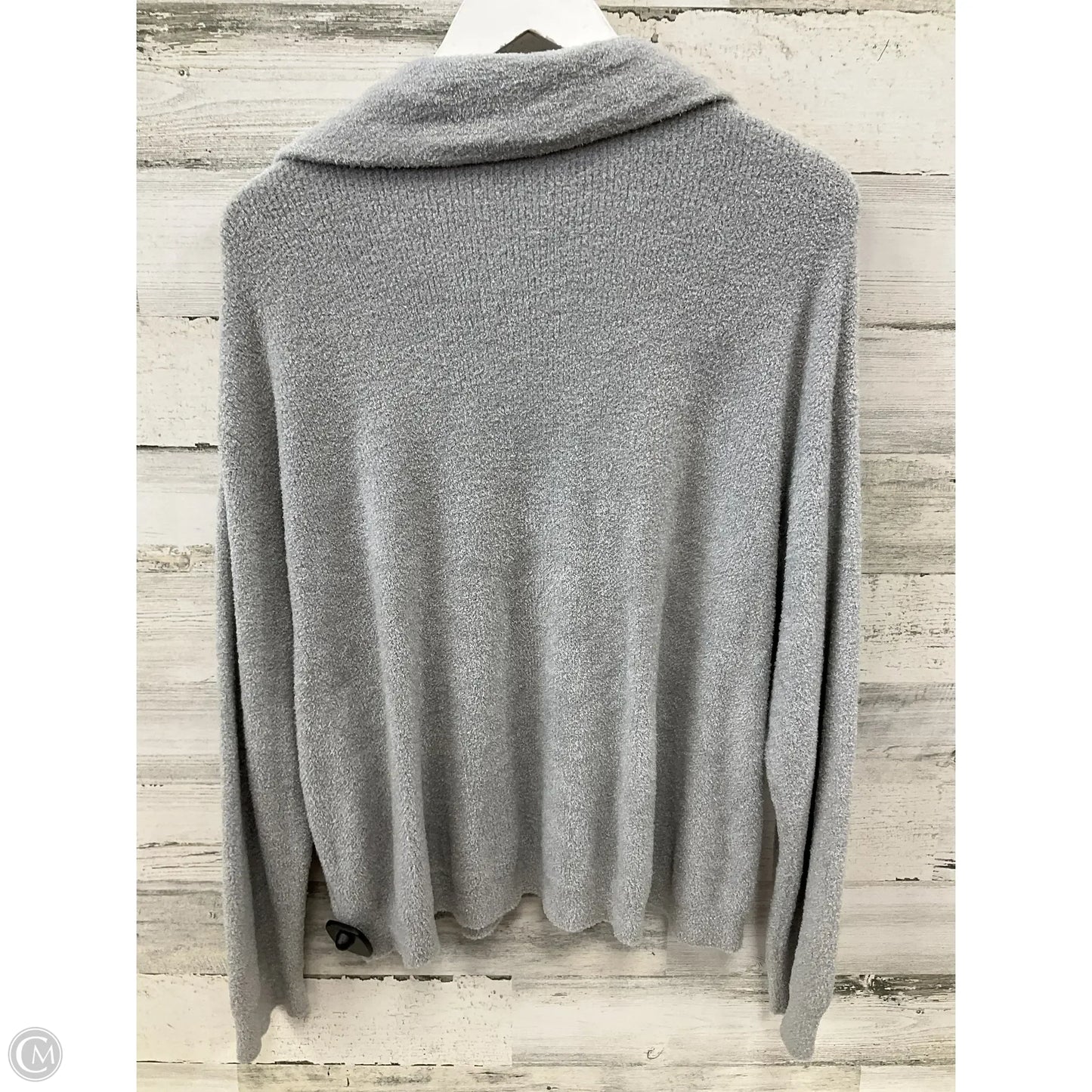 Sweater By Barefoot Dreams In Grey, Size: 1x