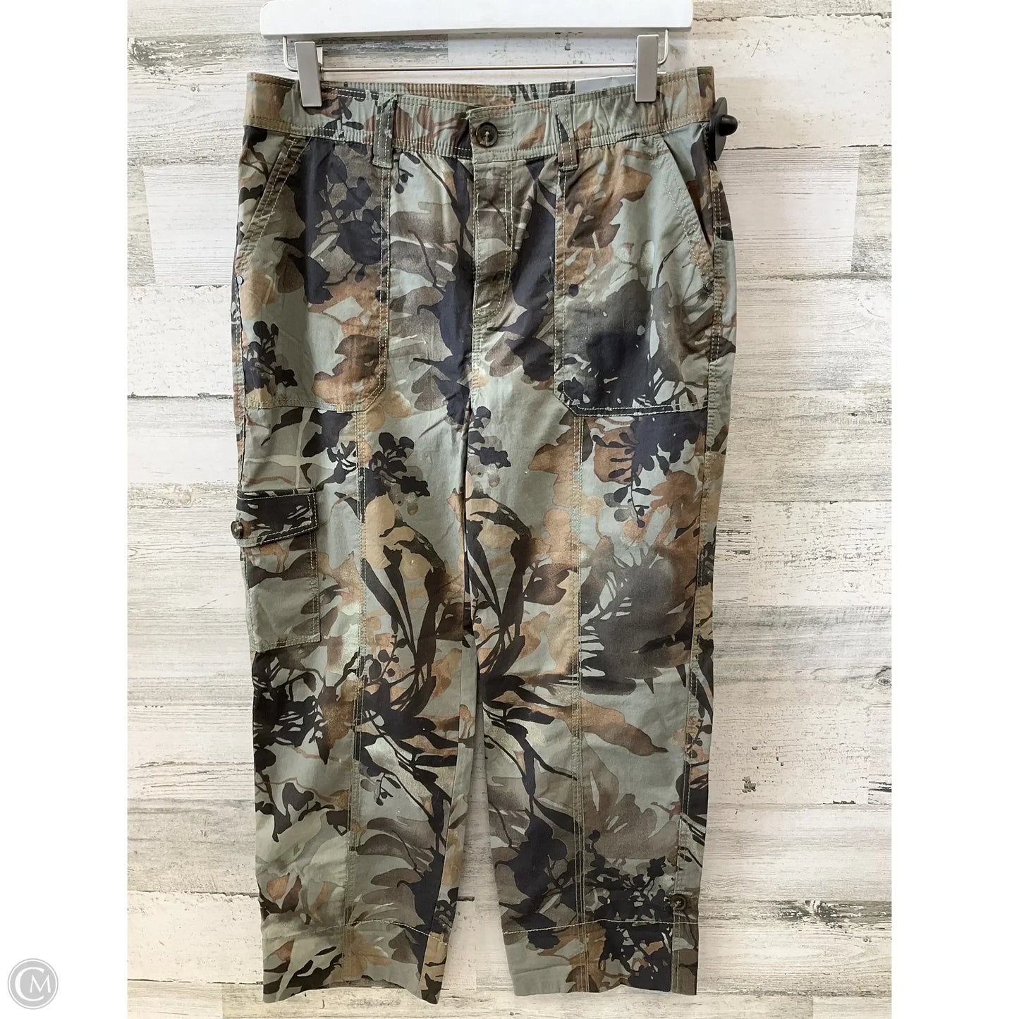 Capris By Chicos In Camouflage Print, Size: 6