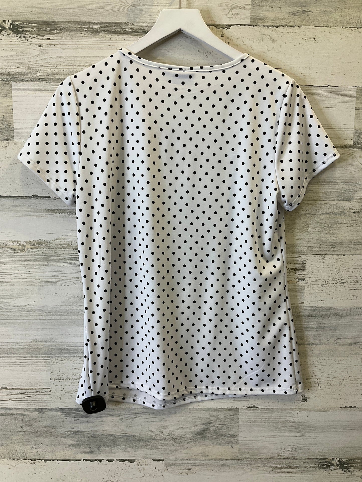 White Top Short Sleeve Kim Rogers, Size M