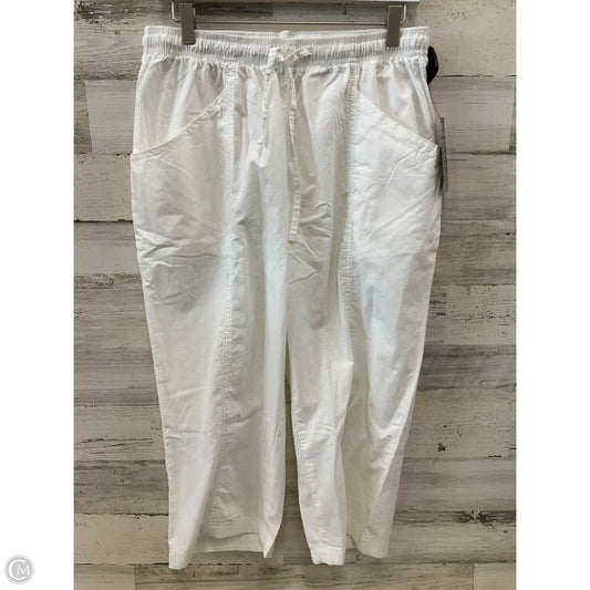 Capris By Woman Within In White, Size: 18