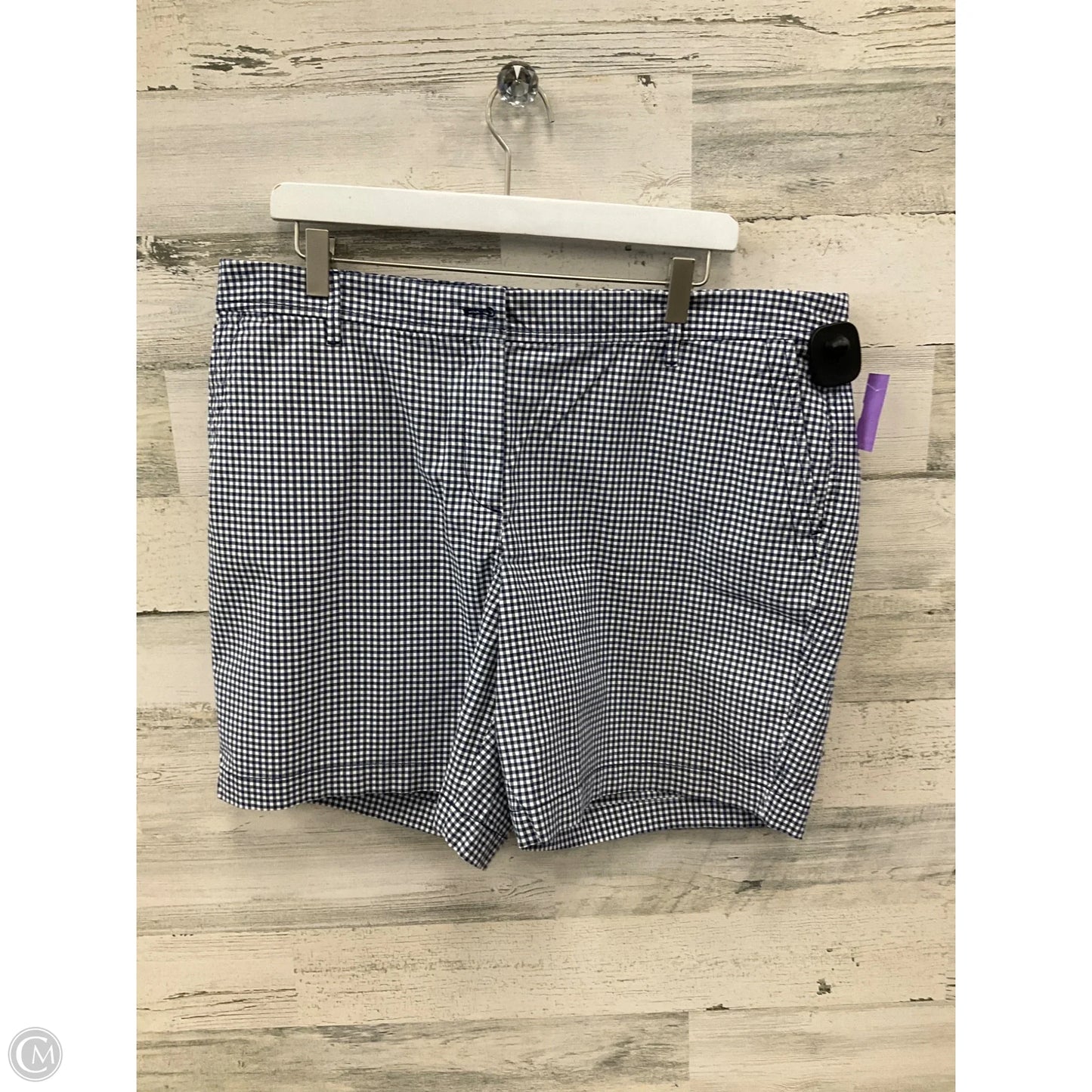 Shorts By Talbots In Blue & White, Size: 16