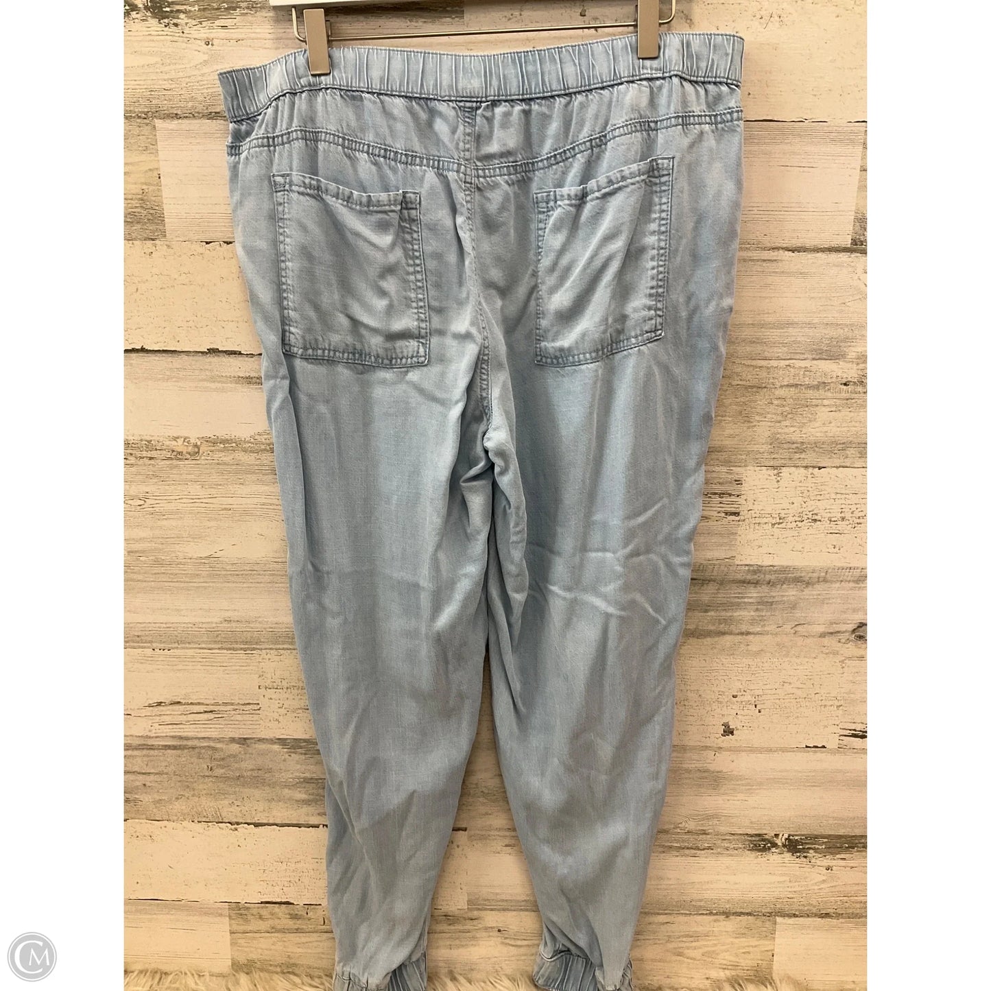 Pants Joggers By Nine West In Blue Denim, Size: L