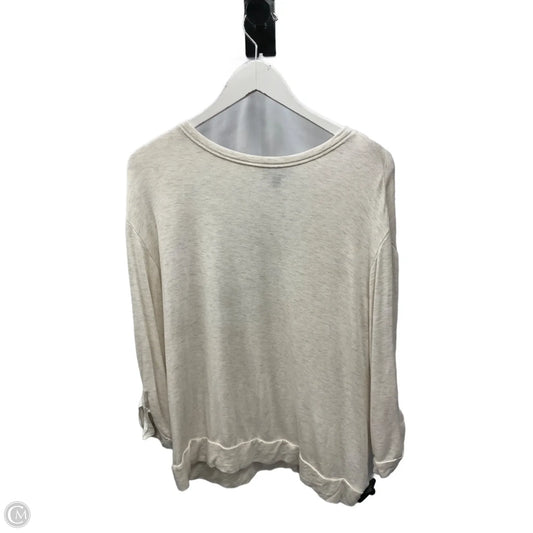 Top Long Sleeve By Vera Bradley In Ivory, Size: S