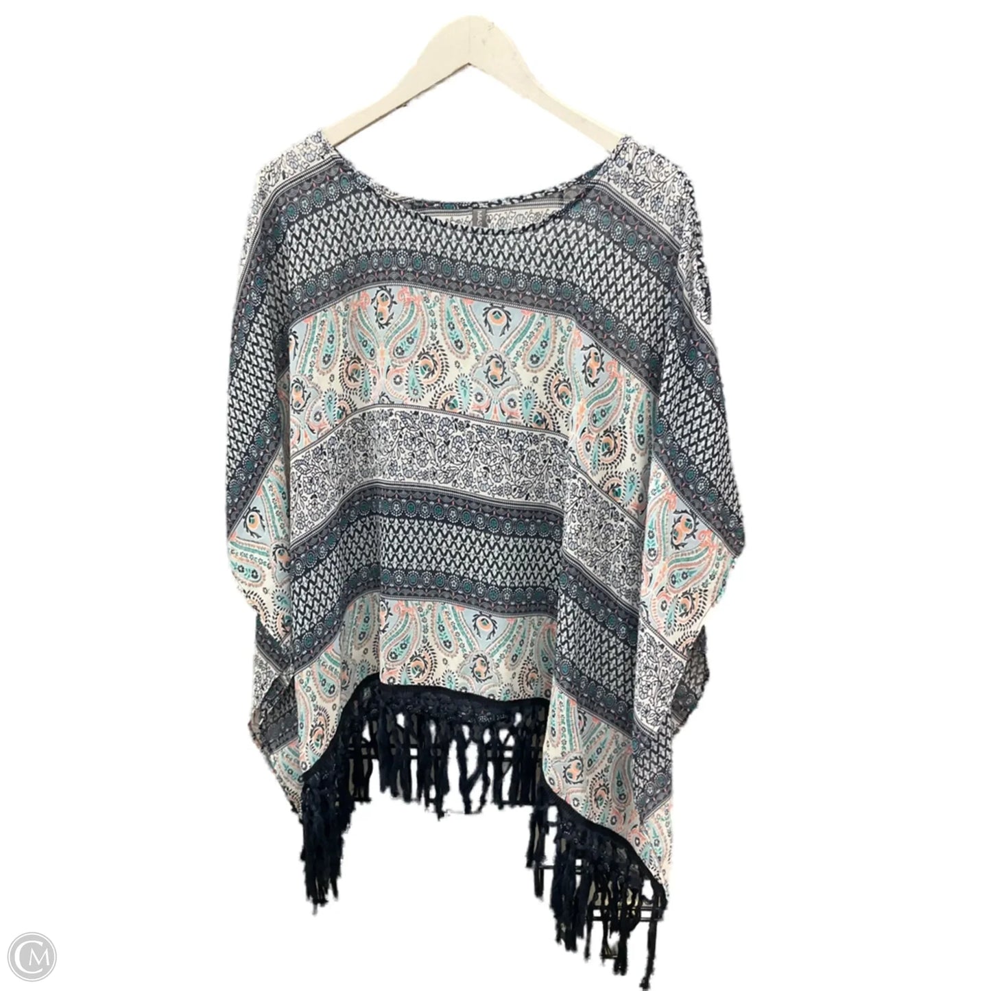 Top Sleeveless By Massini In Blue, Size: M