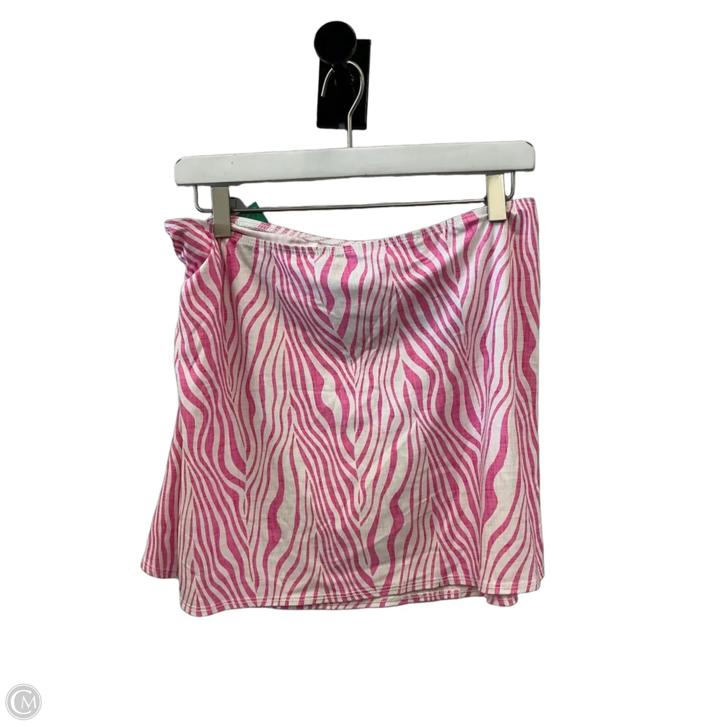 Swimwear Cover-up By Vici In Pink & White, Size: M