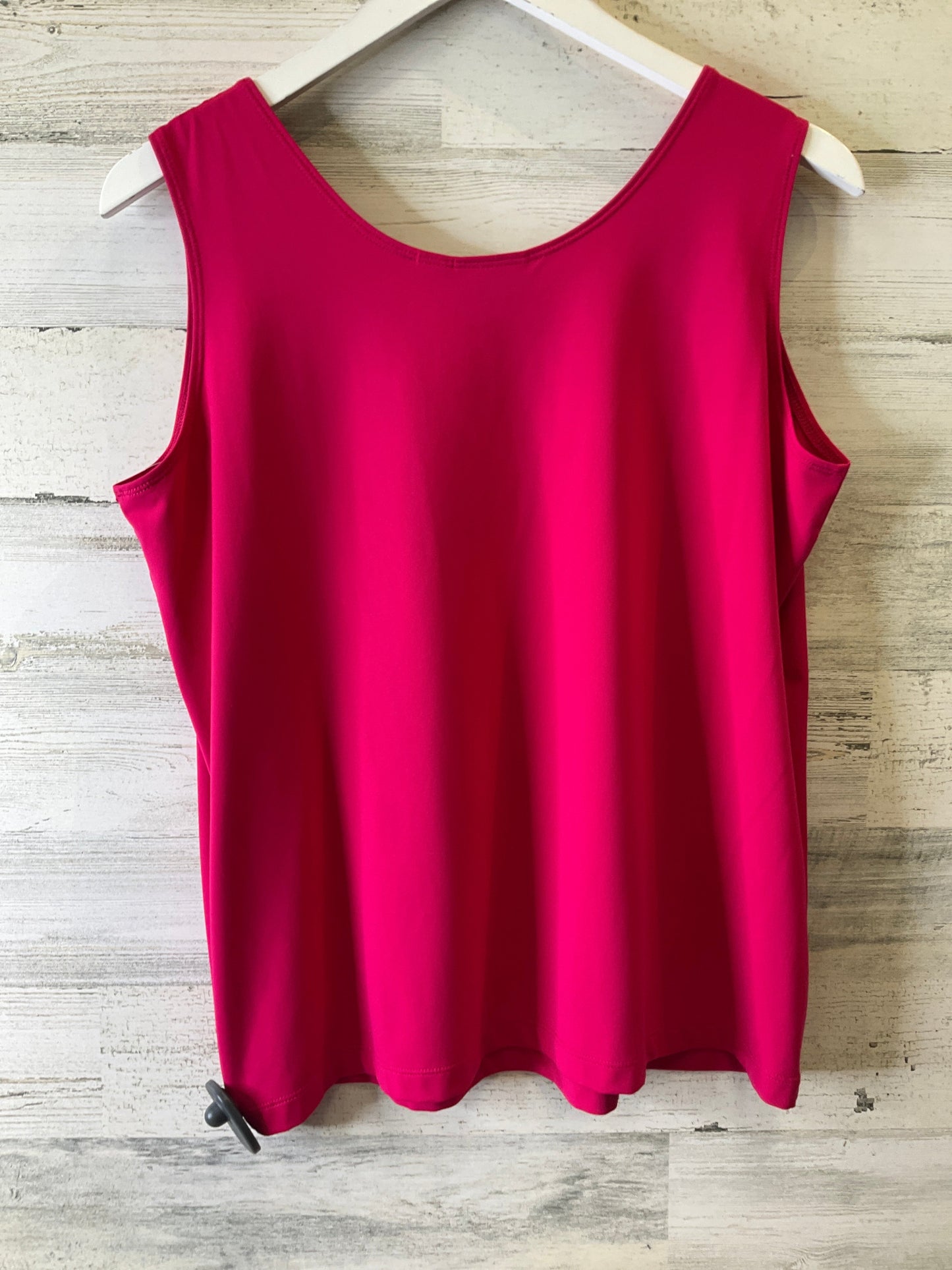 Pink Top Sleeveless Chicos, Size Xl