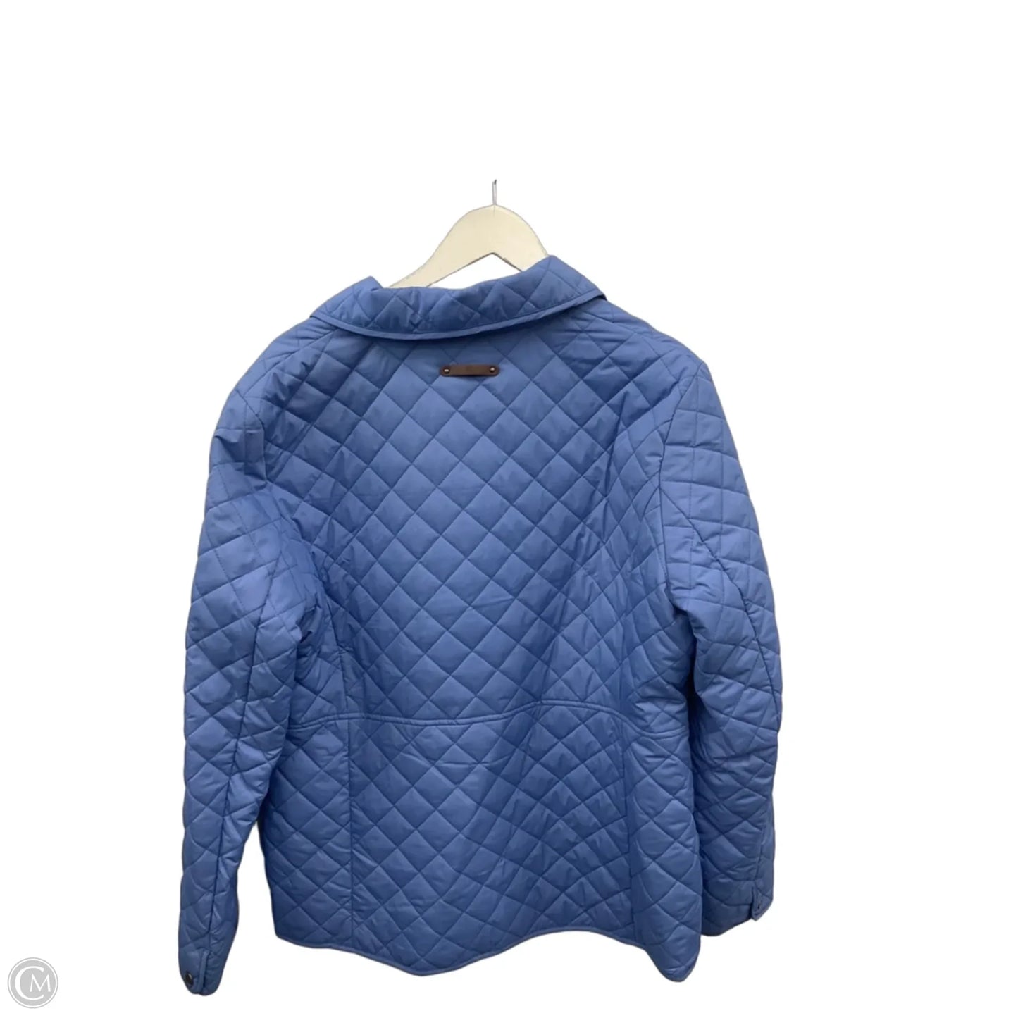 Coat Puffer & Quilted By Lauren By Ralph Lauren In Blue, Size: Xl